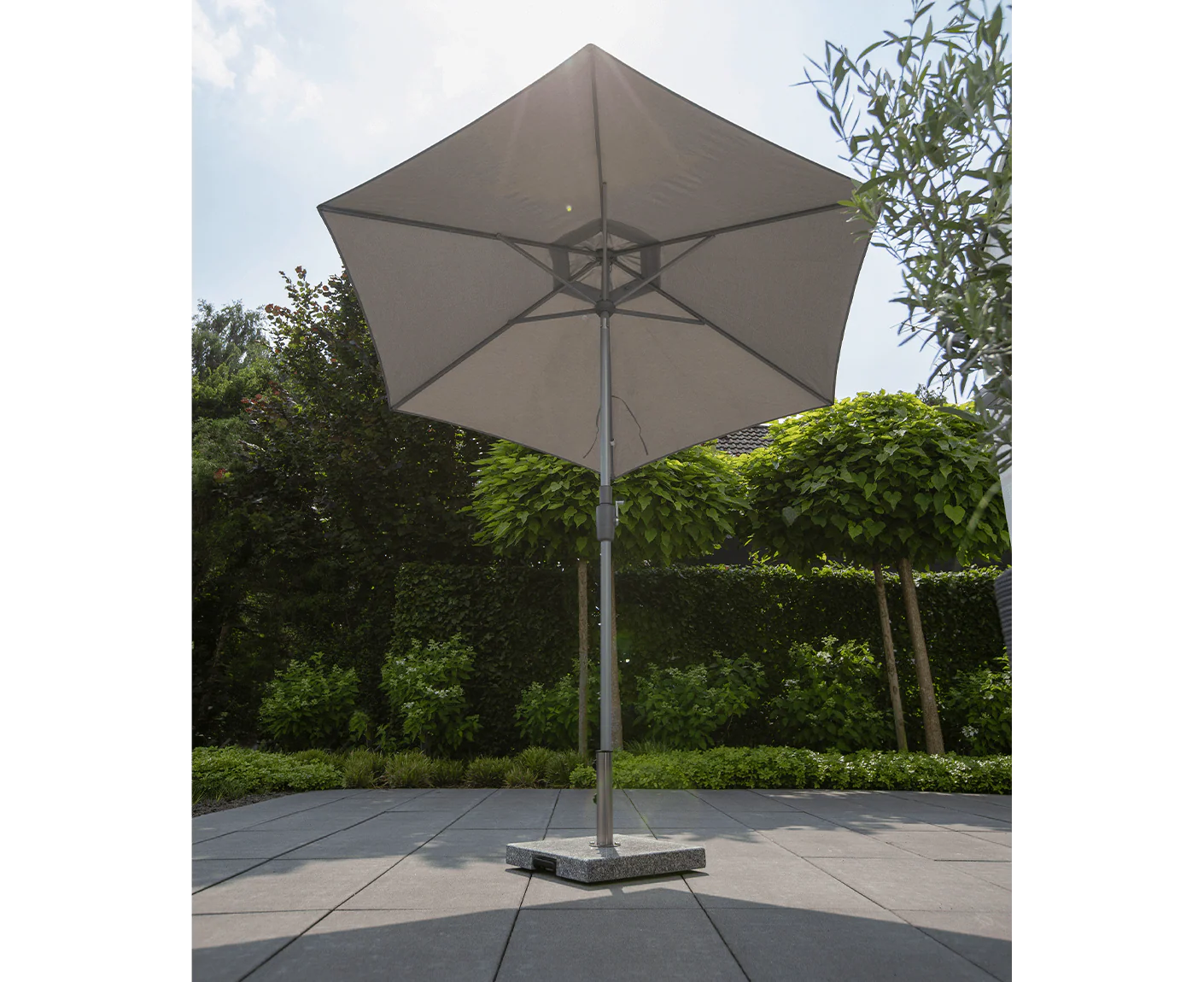 Kettler Easy Allround Sonnenschirm Ø270 cm Silber / Grau - Image 5