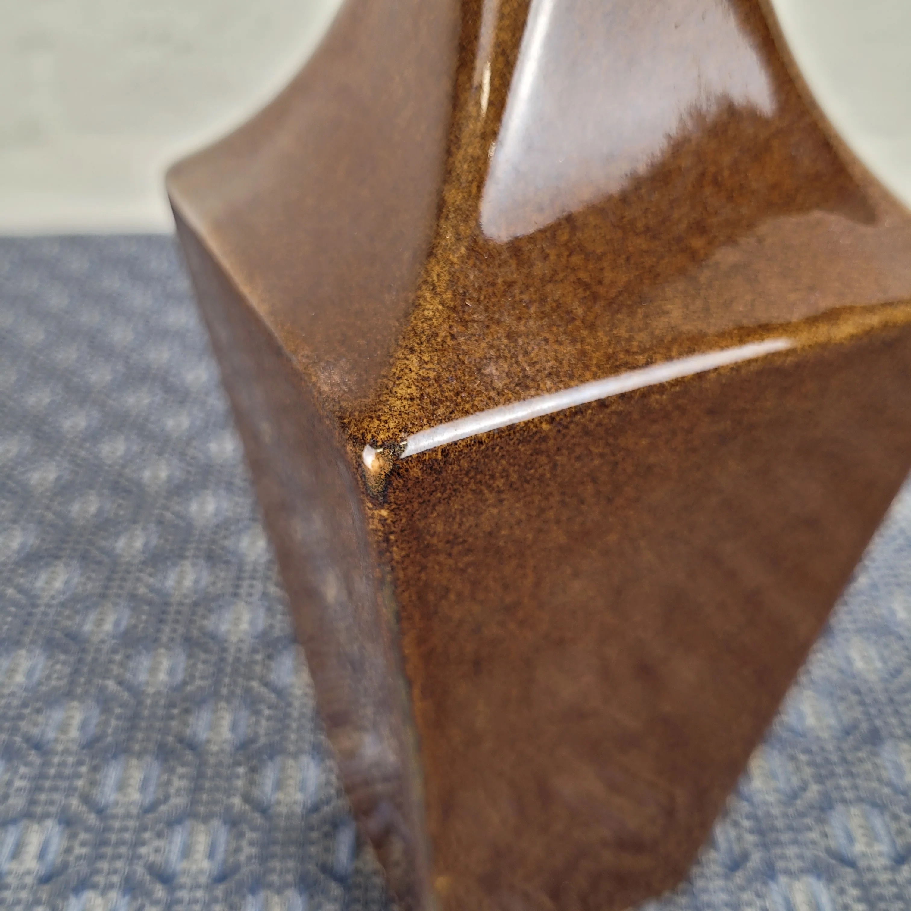 ami design Vase braun Keramik 27cm - Image 5