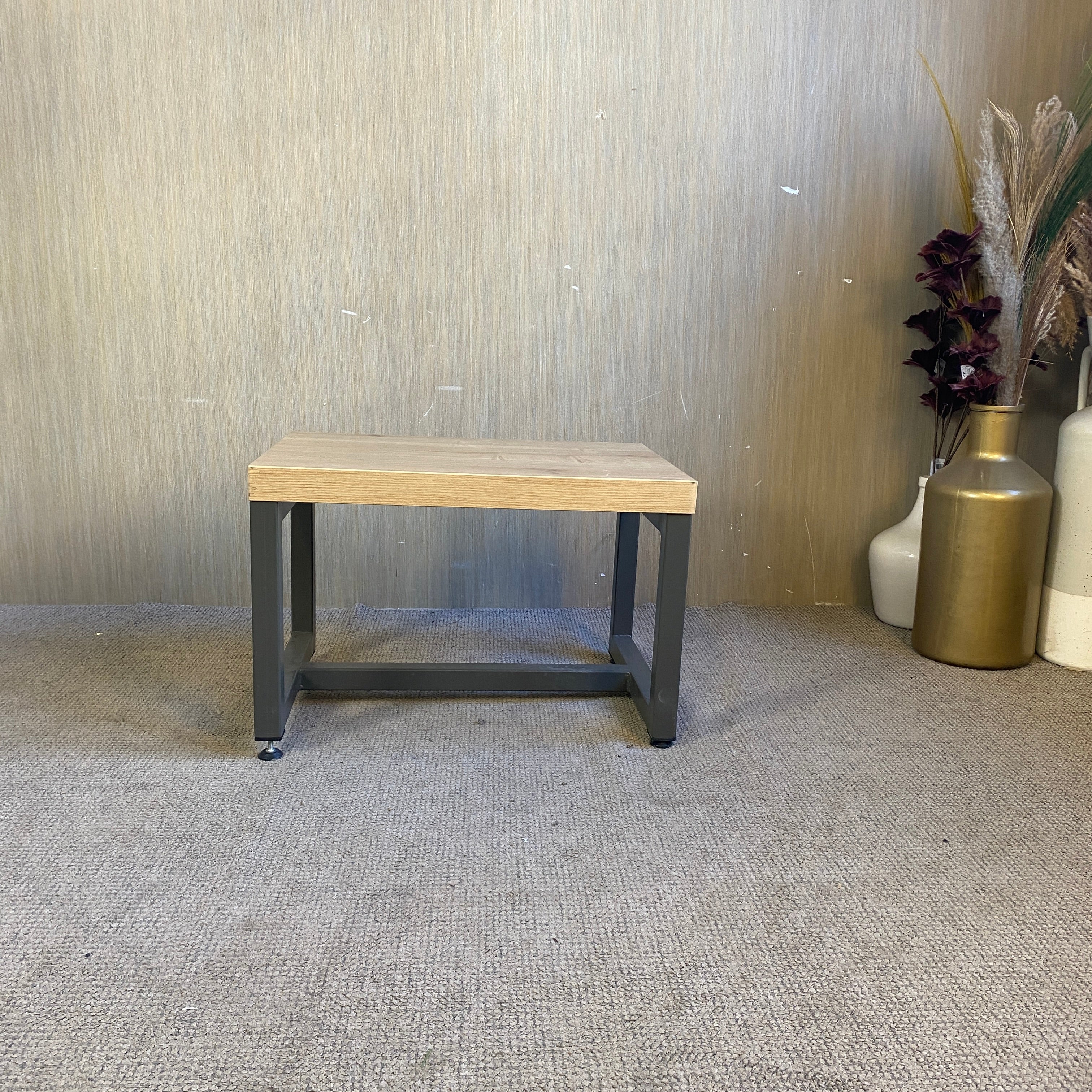 Couchtisch Holz Metall Sofatisch Tisch gebraucht - Image 6