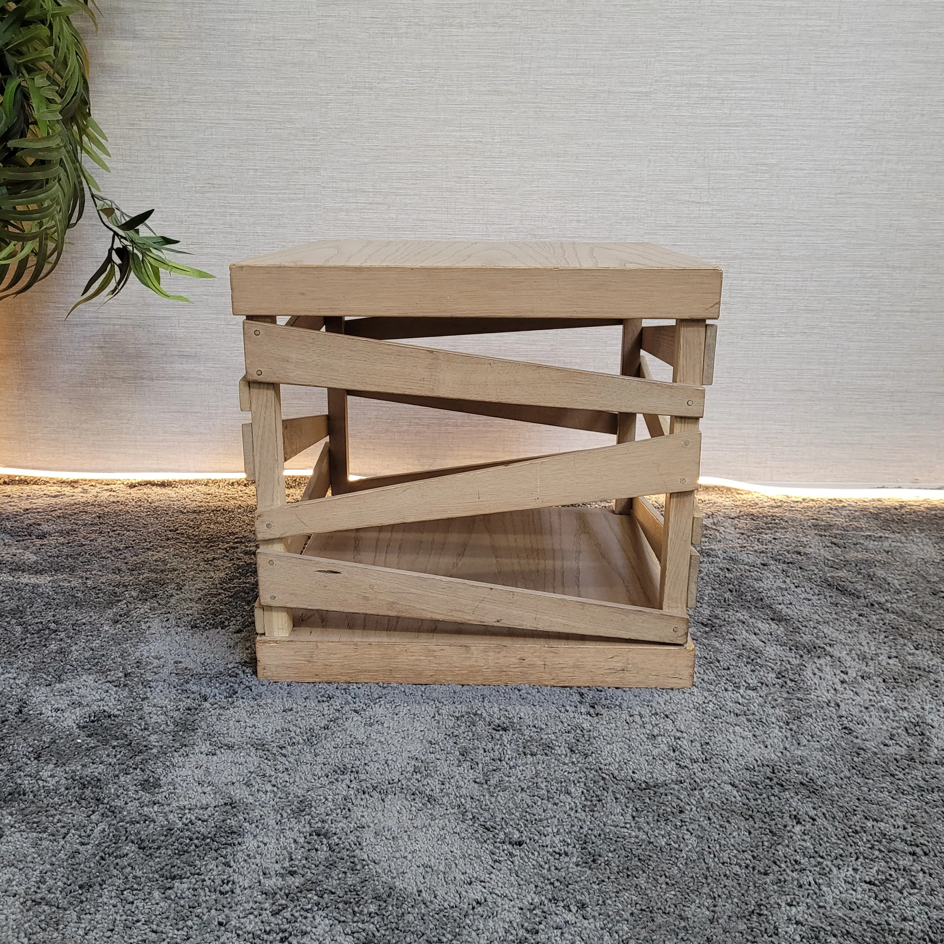 Holzkiste Beistelltisch Aufbewahrungskiste robust - Kiste gebraucht - Image 3