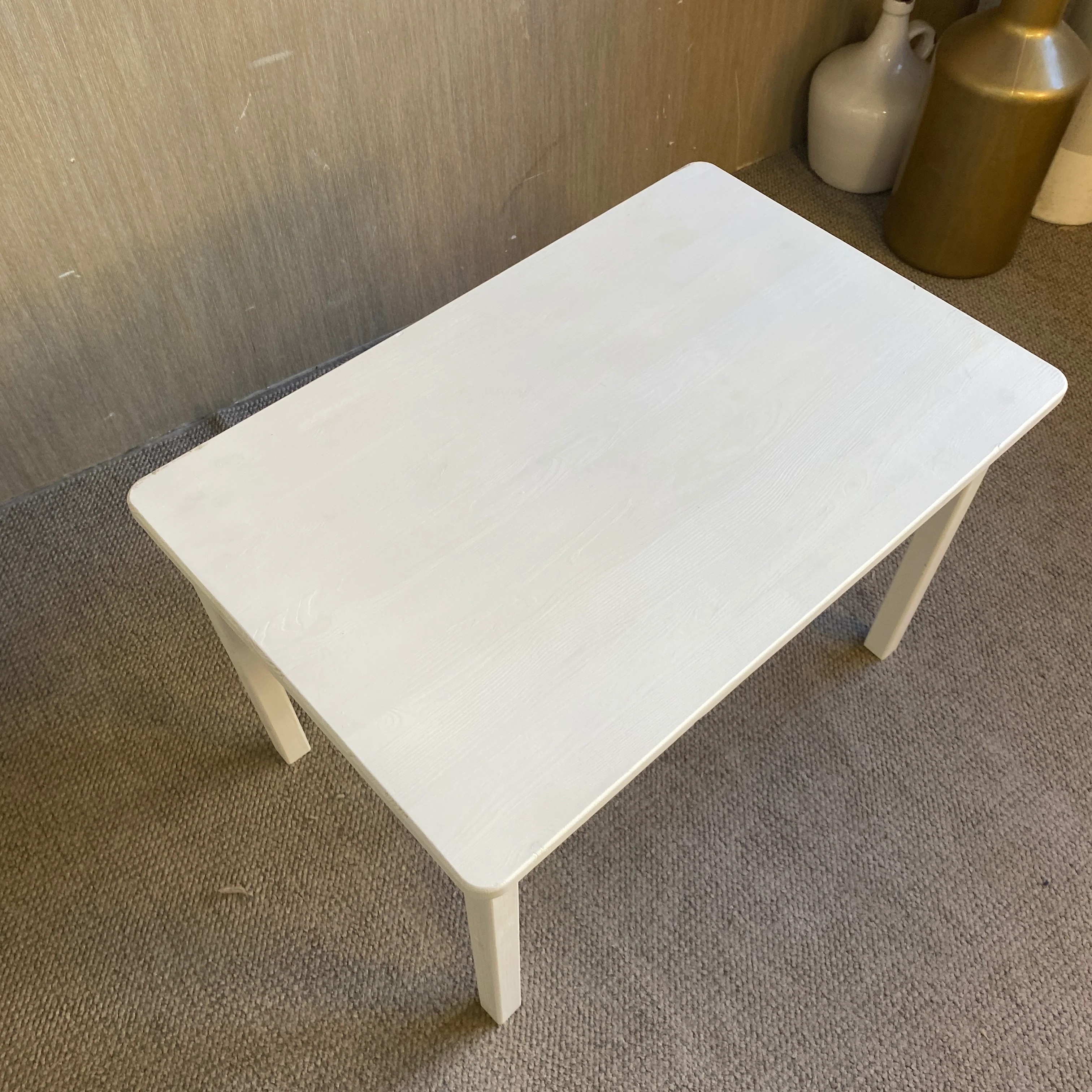 Beistelltisch Weiß Holztisch Tisch gebraucht - Image 3