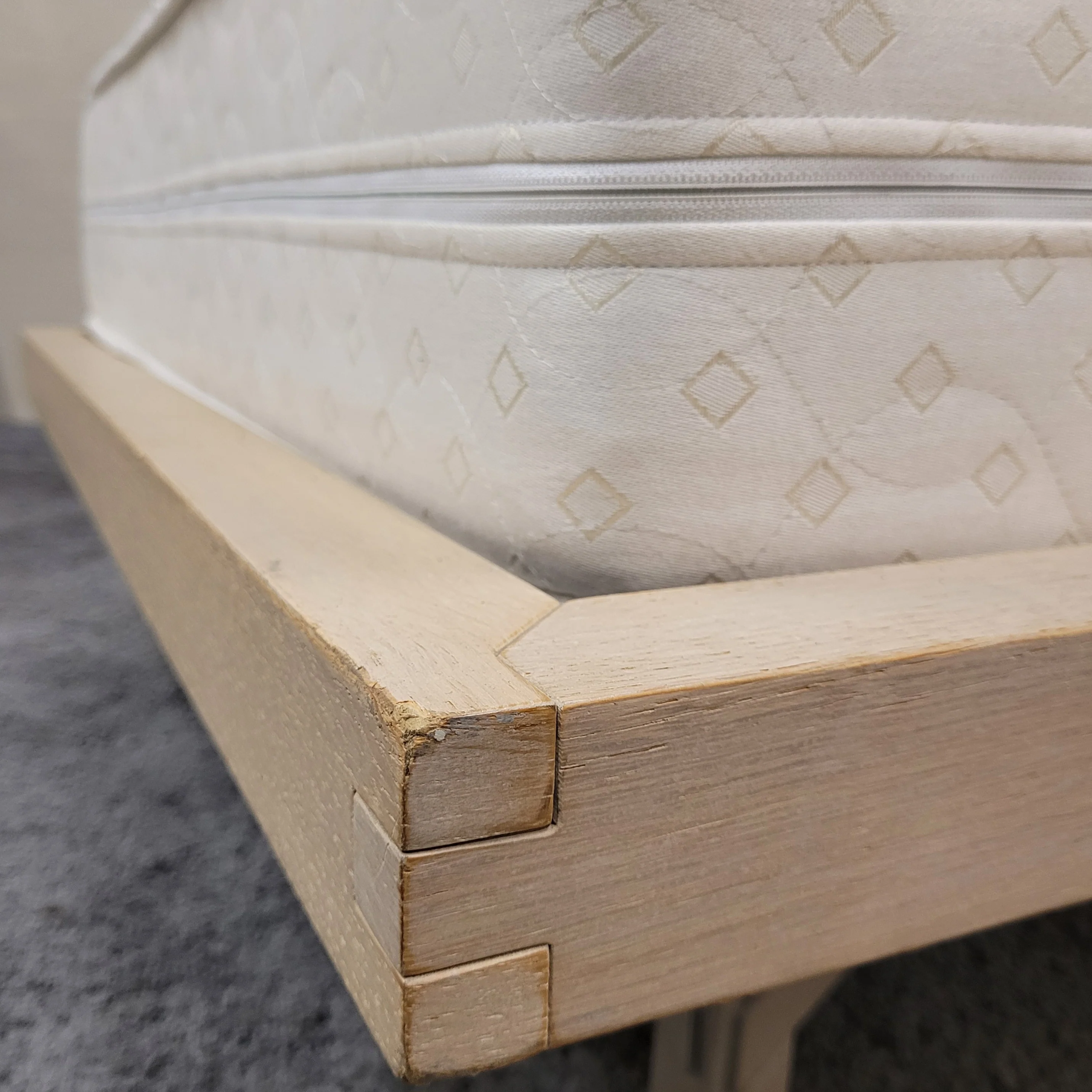 Einzelbett 100x200 mit Matratze Lattenrost Kopfteil - Bett gebraucht - Image 4