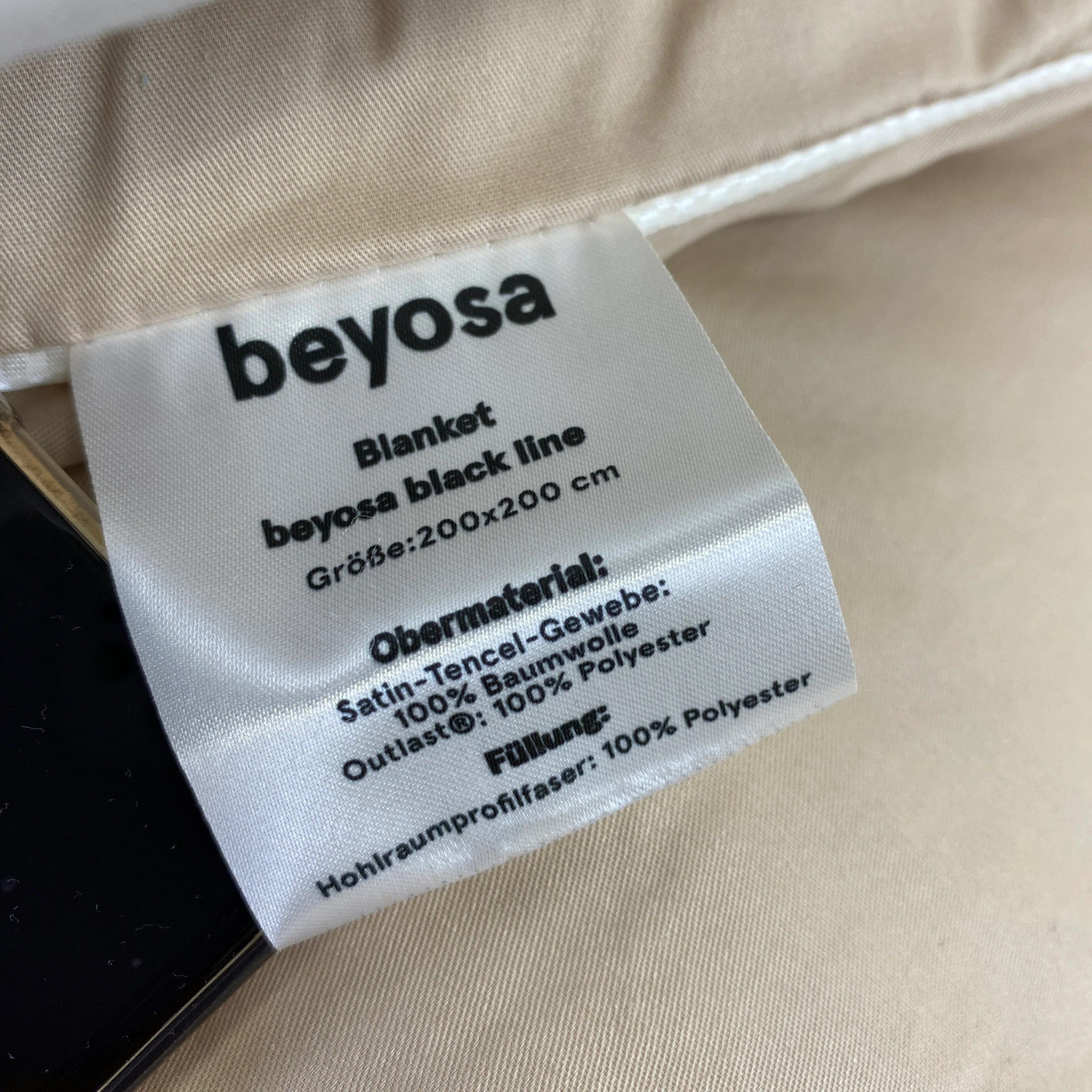 Beyosa Black Line Bettdecke 200x200 Decke Neuware - Image 3