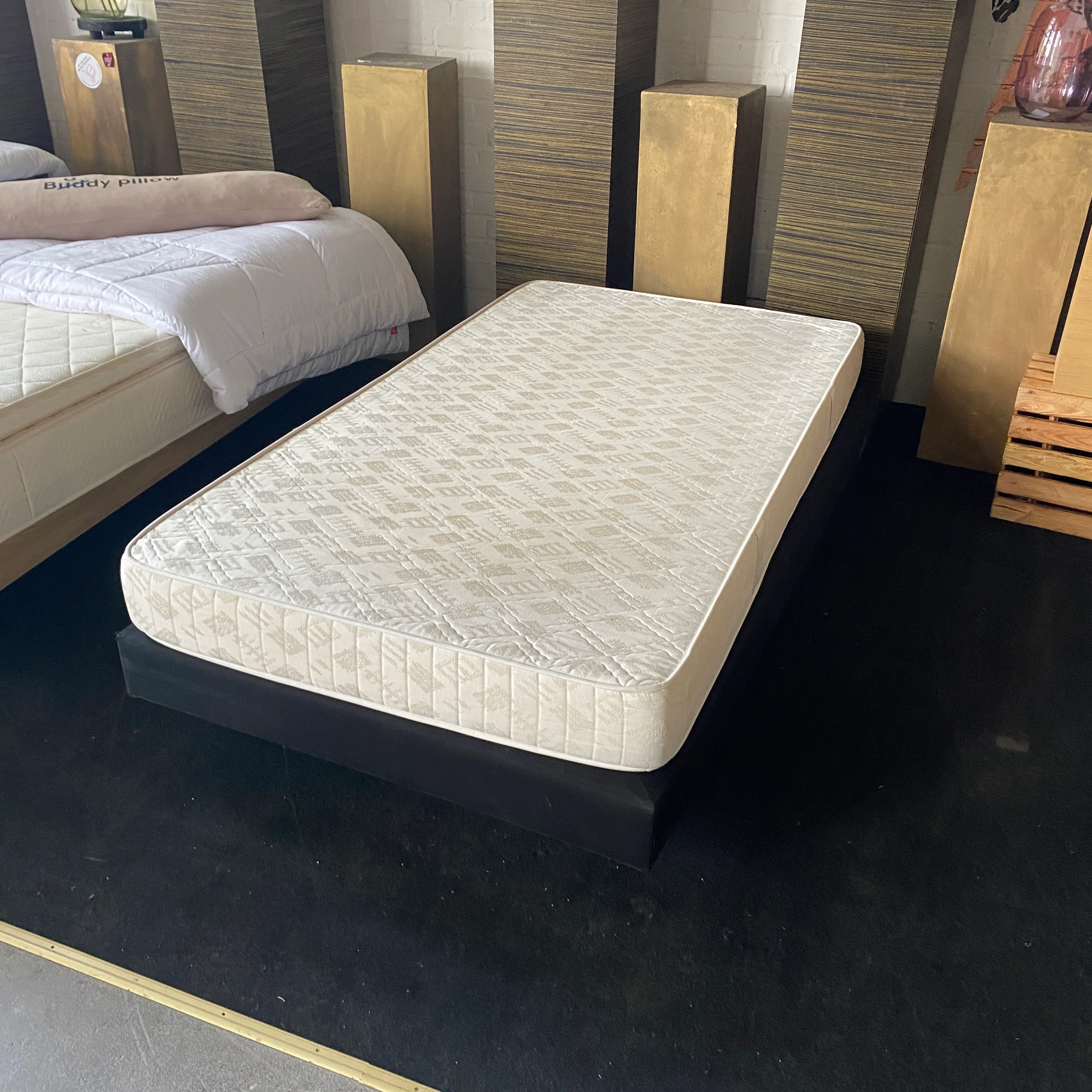 Boxspringbett gebraucht 110x200 inkl. Matratze Bett Einzelbett - Image 5