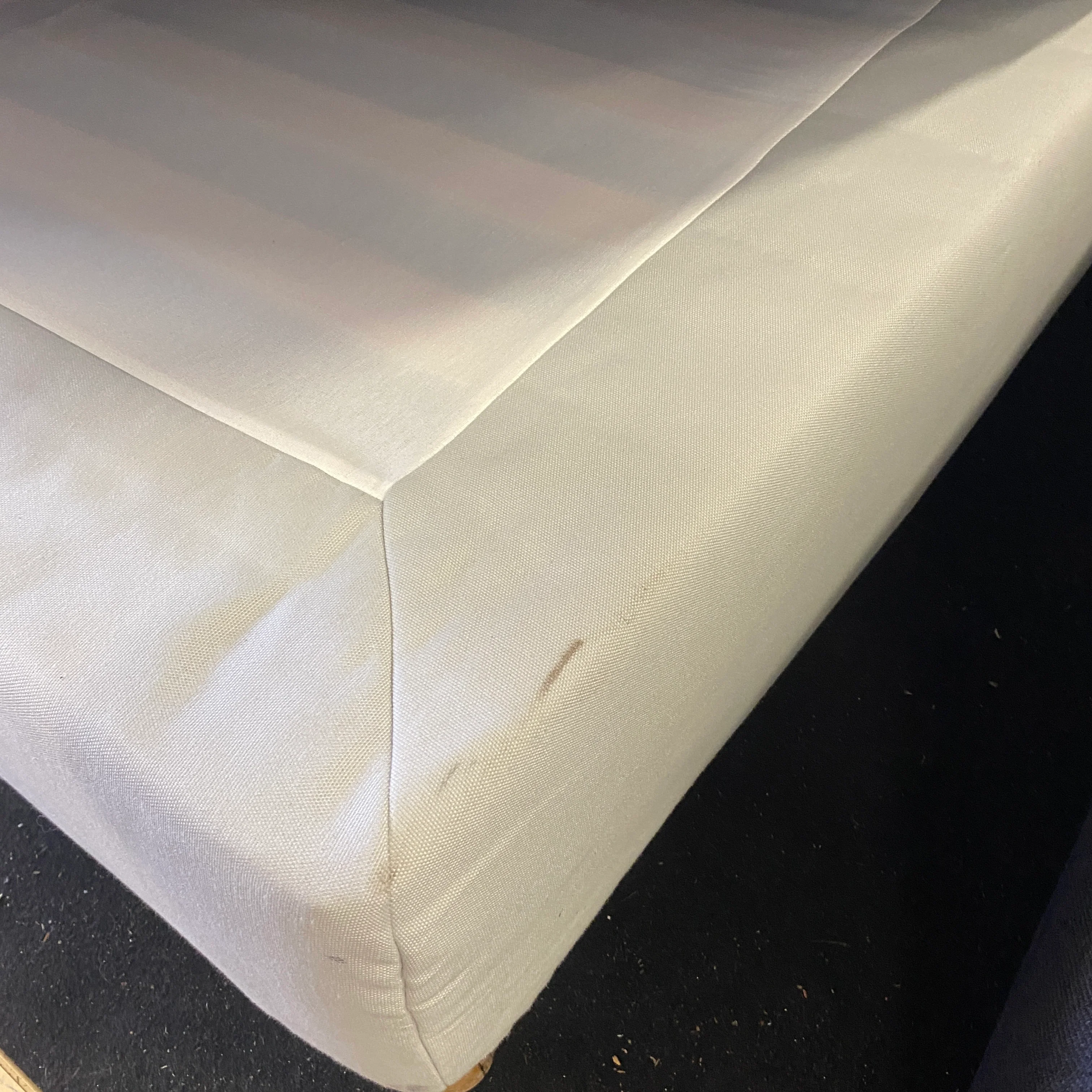 Doppelbett 160x200 grau inkl Matratze Kopfteil – Bett gebraucht - Image 3