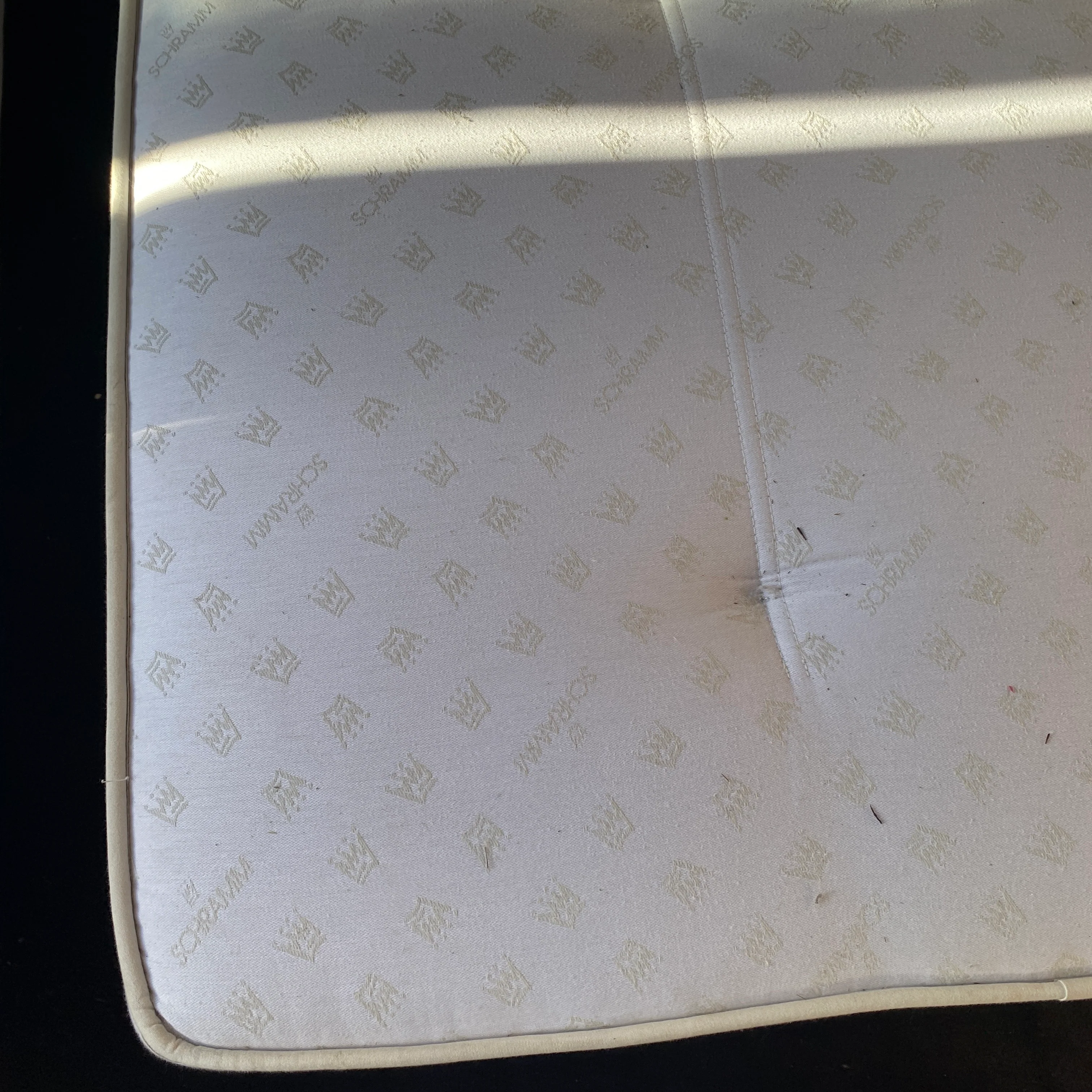 Boxspringbett 90x200 creme mit Matratze Bett gebraucht - Image 3