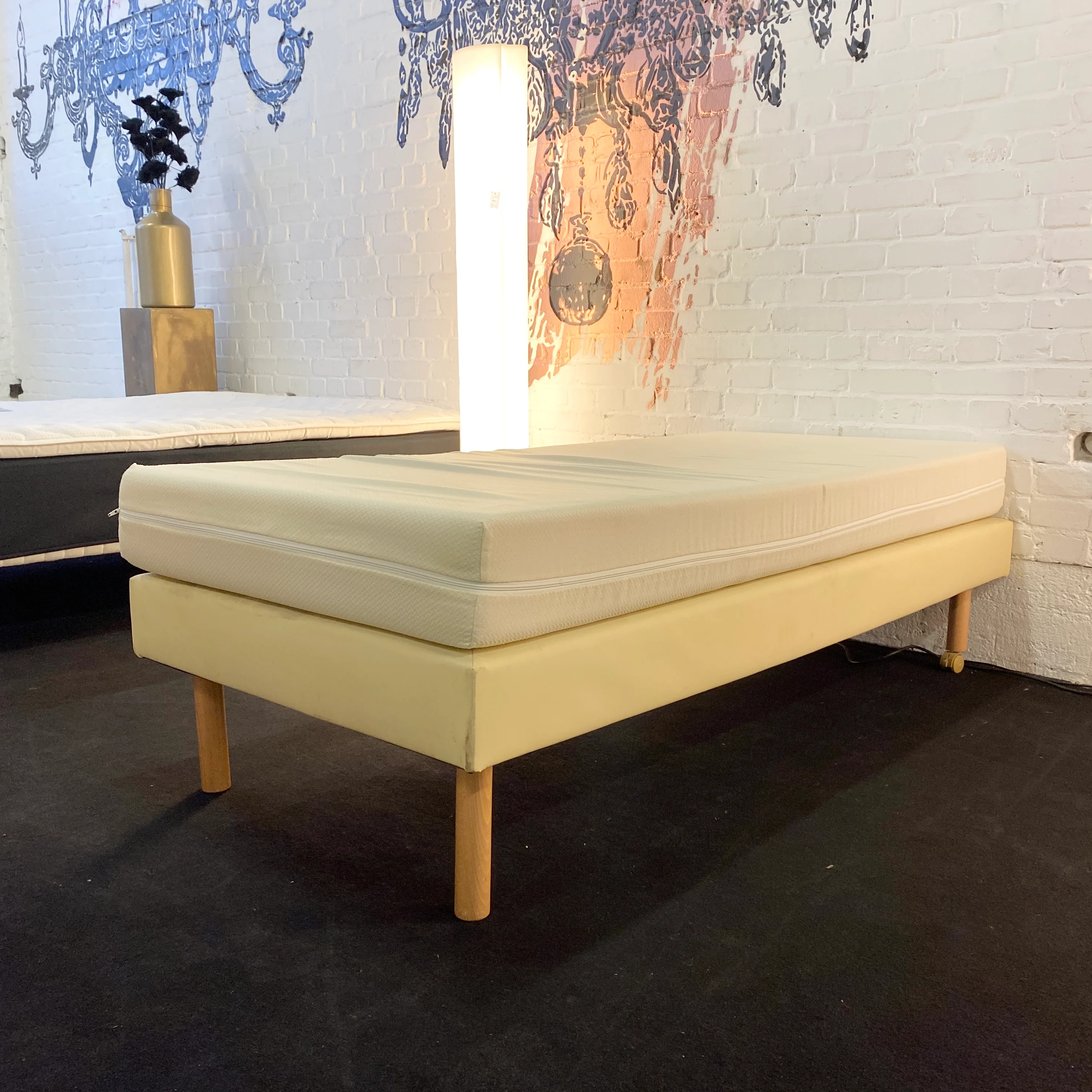 Boxspringbett gebraucht 90x200 Kaltschaum Matratze Bett - Image 4