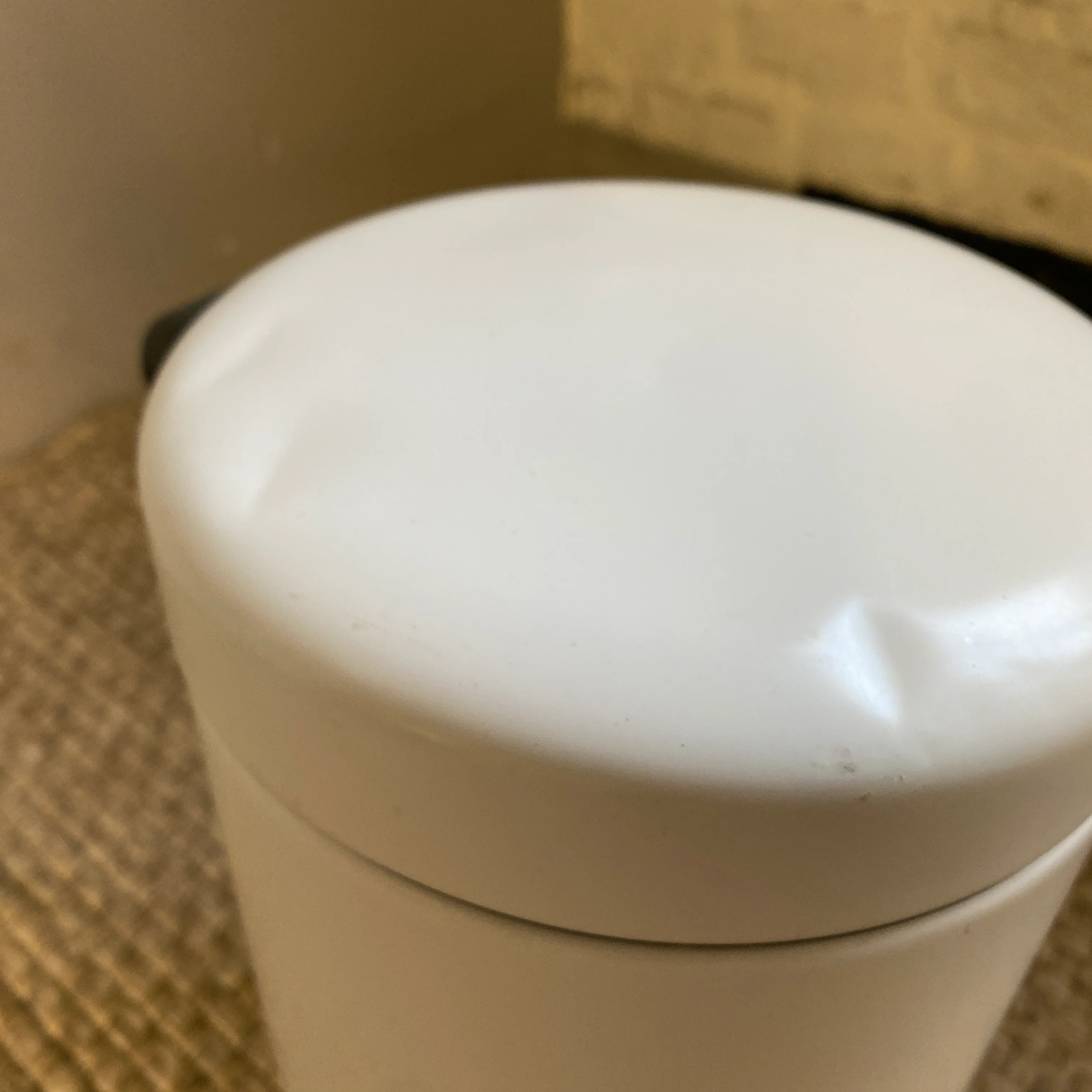 Brabantia Mülleimer gebraucht weiß Metall Fußpedal Badeimer - Image 4