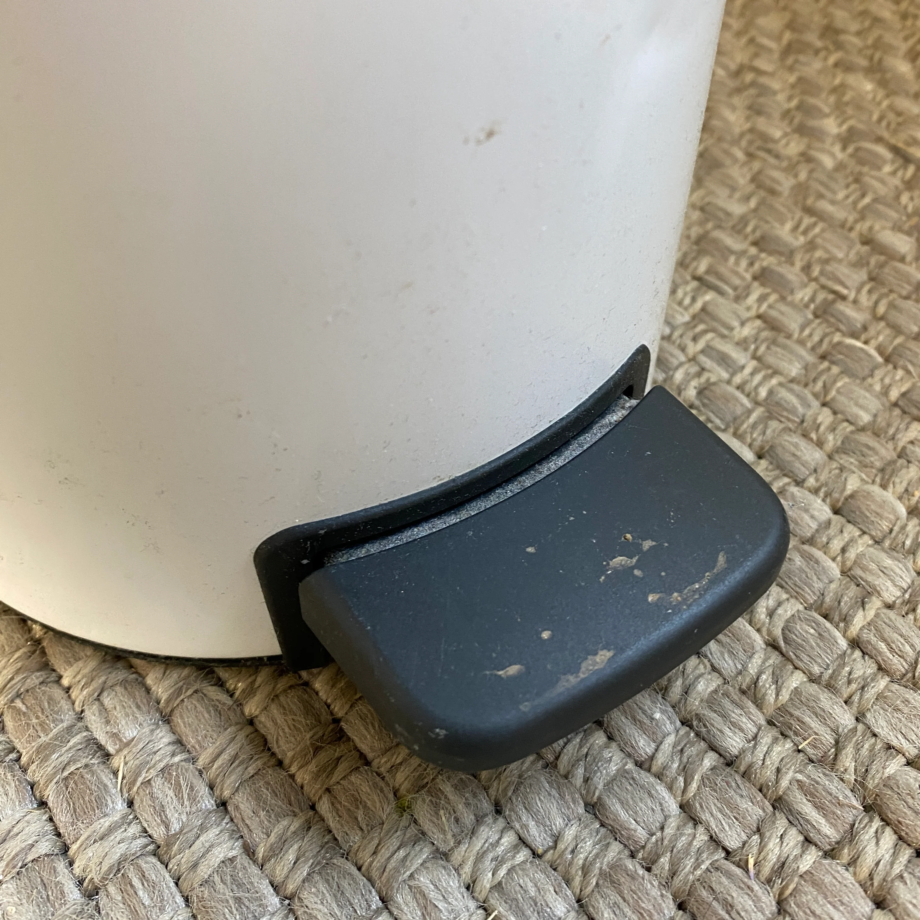 Brabantia Mülleimer gebraucht weiß Metall Fußpedal Badeimer - Image 5