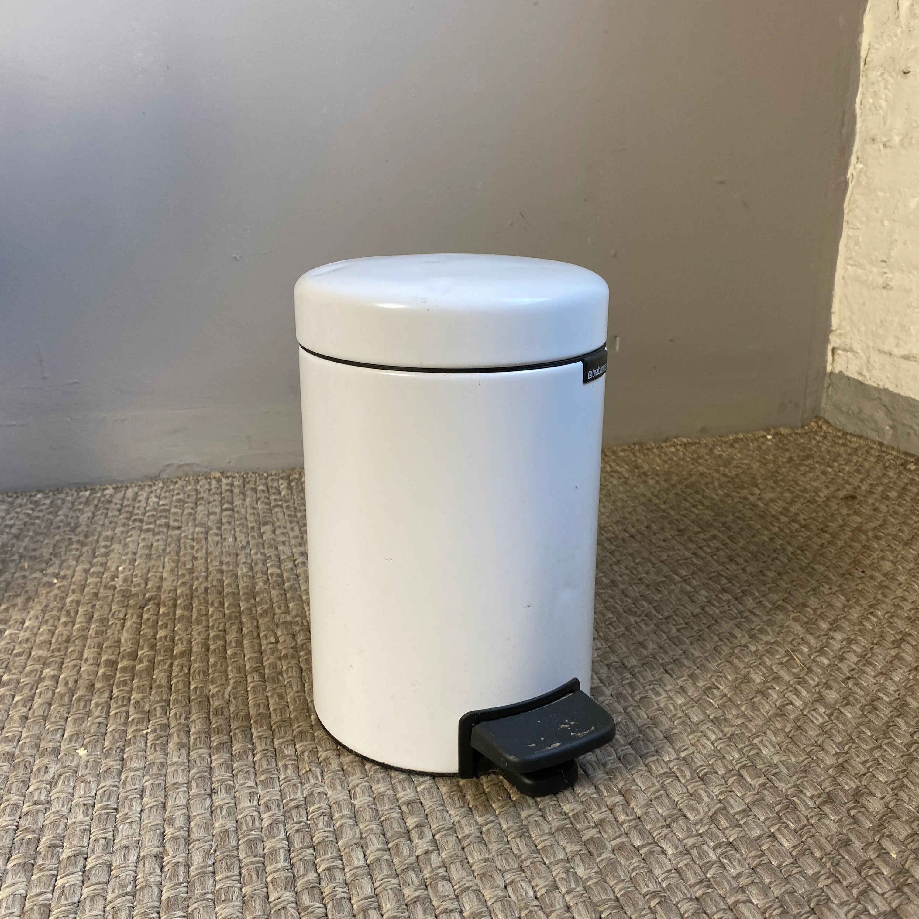 Brabantia Mülleimer gebraucht weiß Metall Fußpedal Badeimer - Image 6