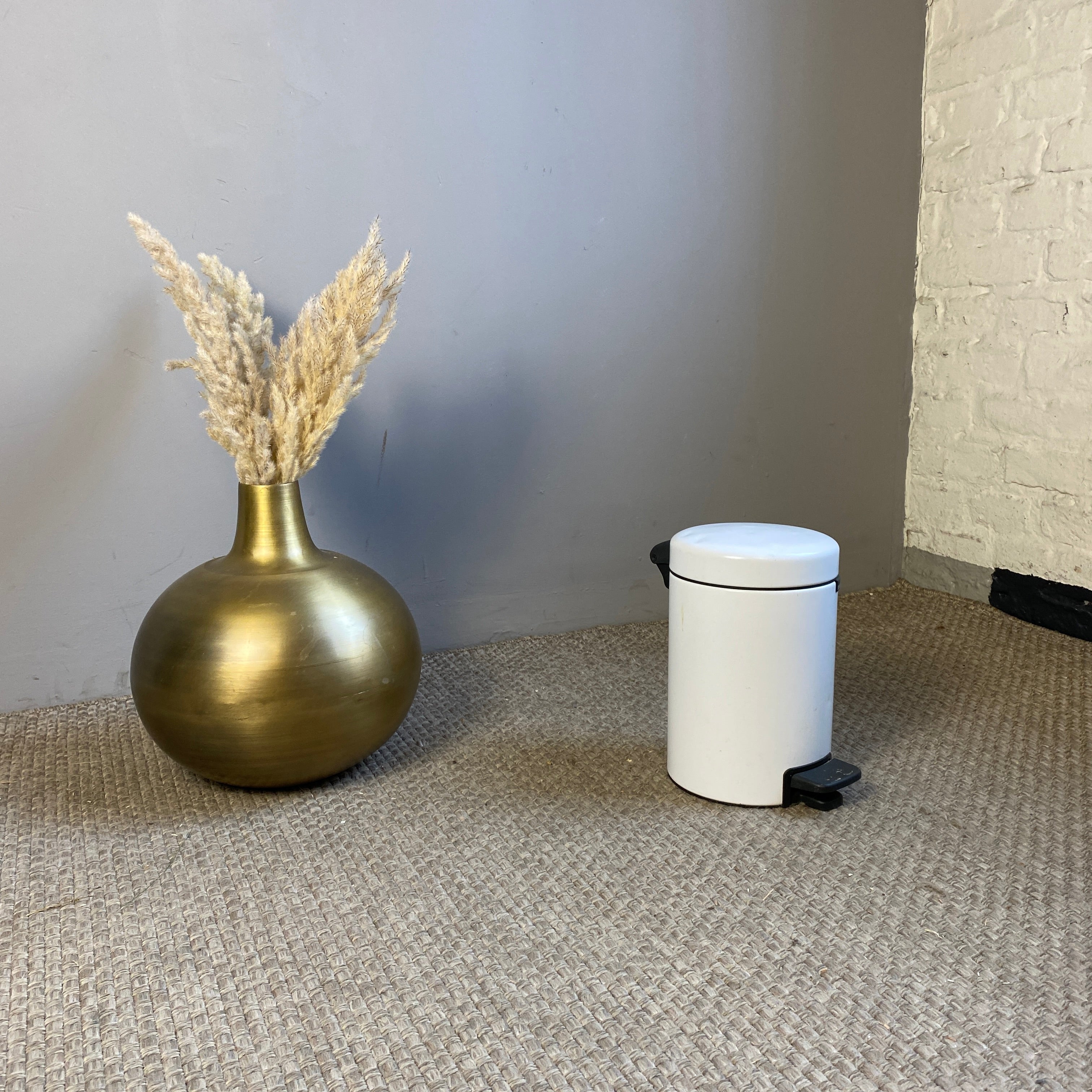 Brabantia Mülleimer gebraucht weiß Metall Fußpedal Badeimer - Image 8