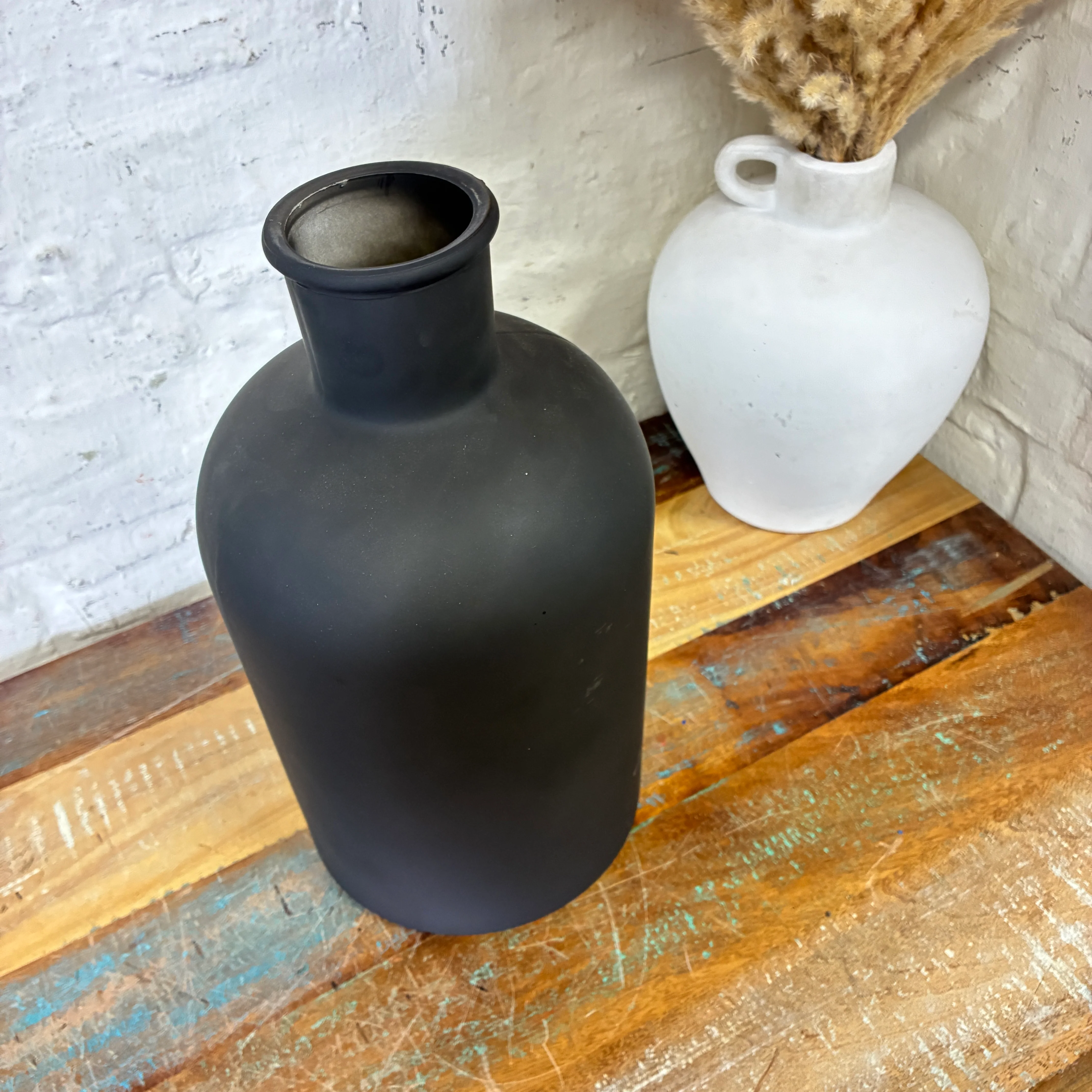 Countryfield Flaschenvase Dena L mattschwarz Glas 31cm Vase - Image 3