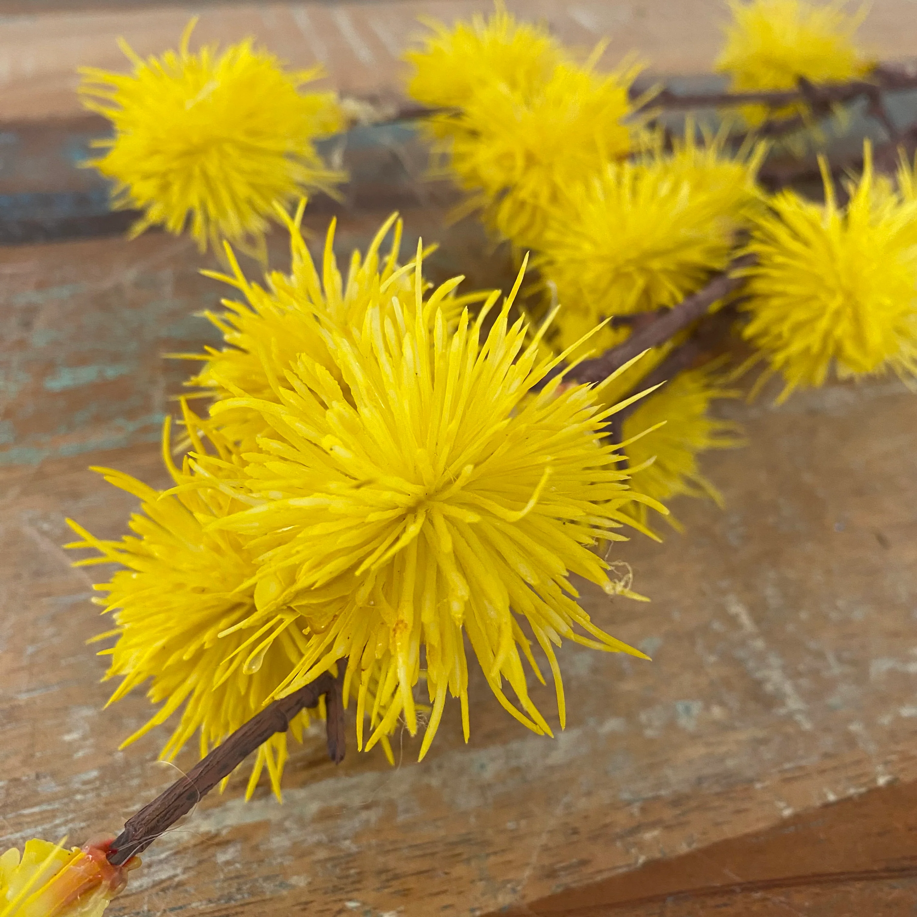 Countryfield Dekoblume Kunstzweig Allium Ursinum gelb Kunststoff Dekoartikel - Image 4