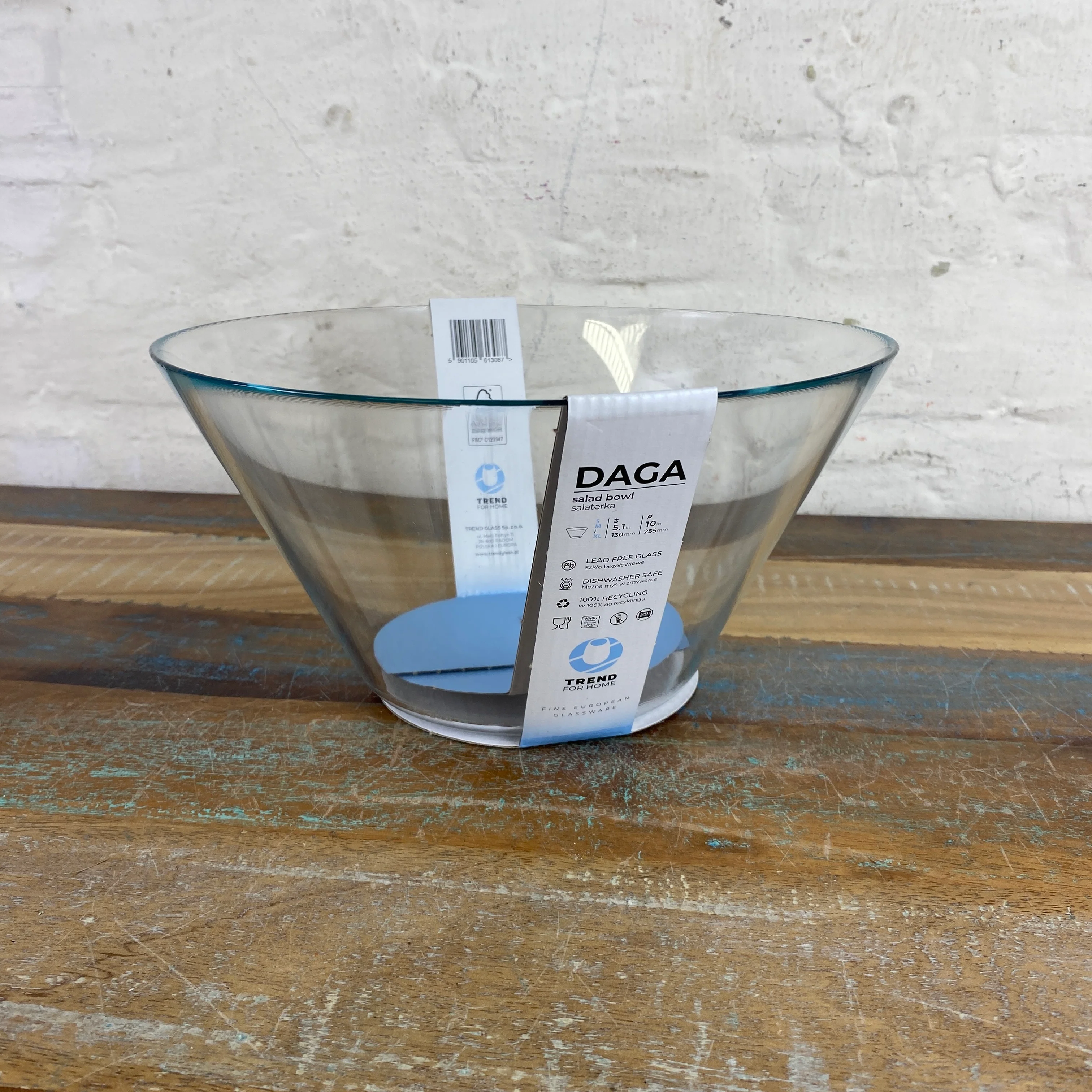 Daga Glas Schale transparent 25cm Obstschale - Image 4