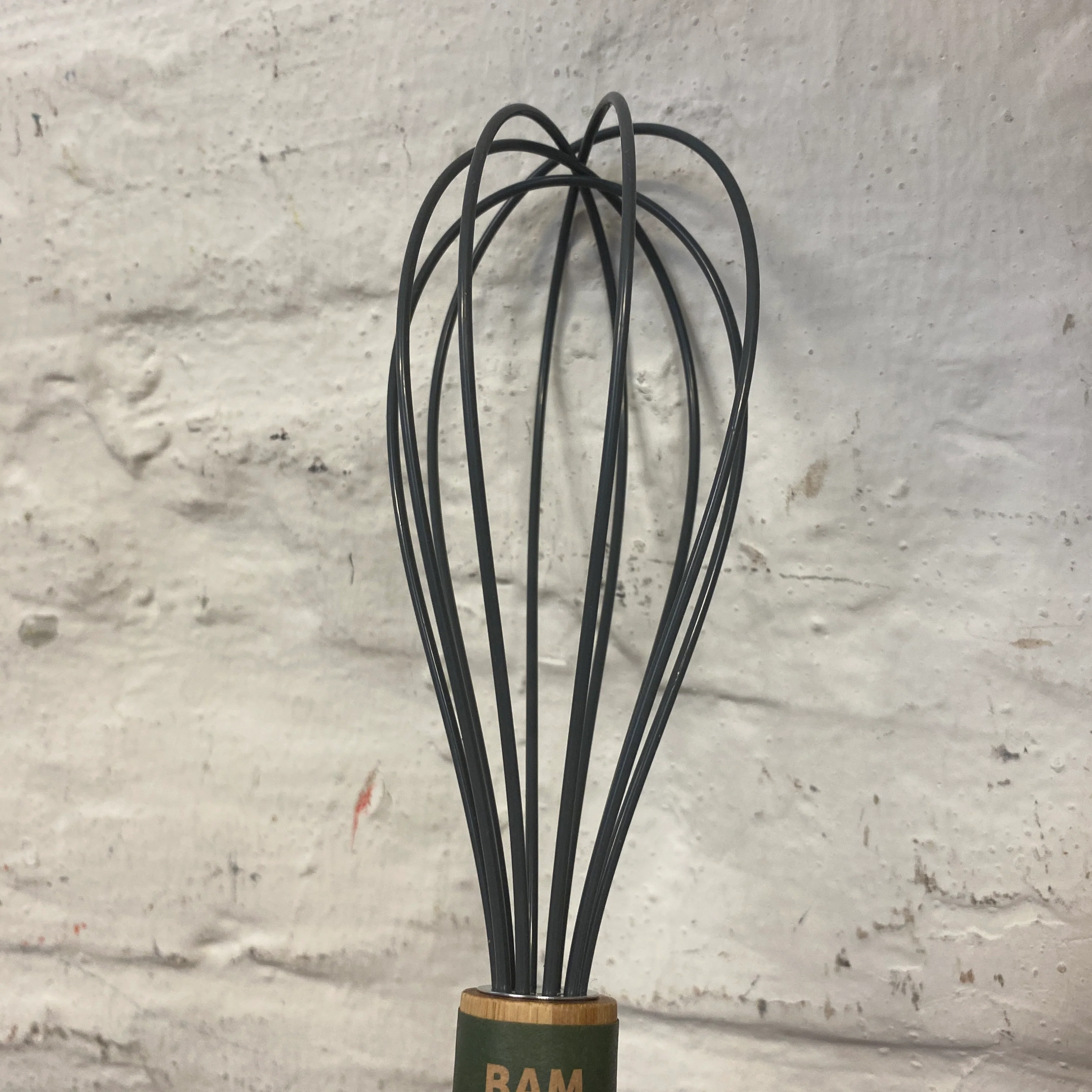 Schneebesen neu Bambus Kunststoff 25cm Küchenbedarf - Image 2
