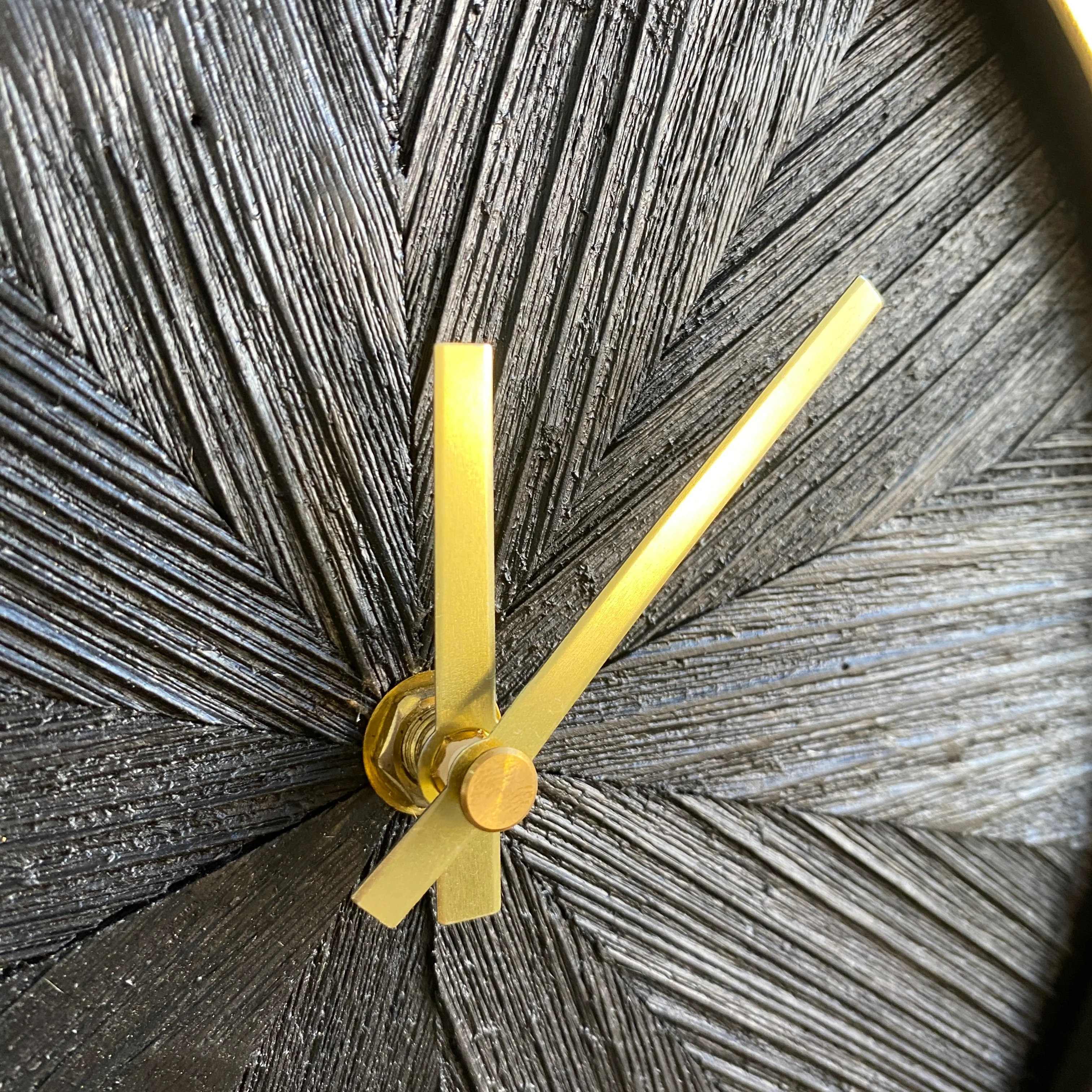 Daydream Reni Wanduhr schwarz golden mit Regal Uhr - Image 3