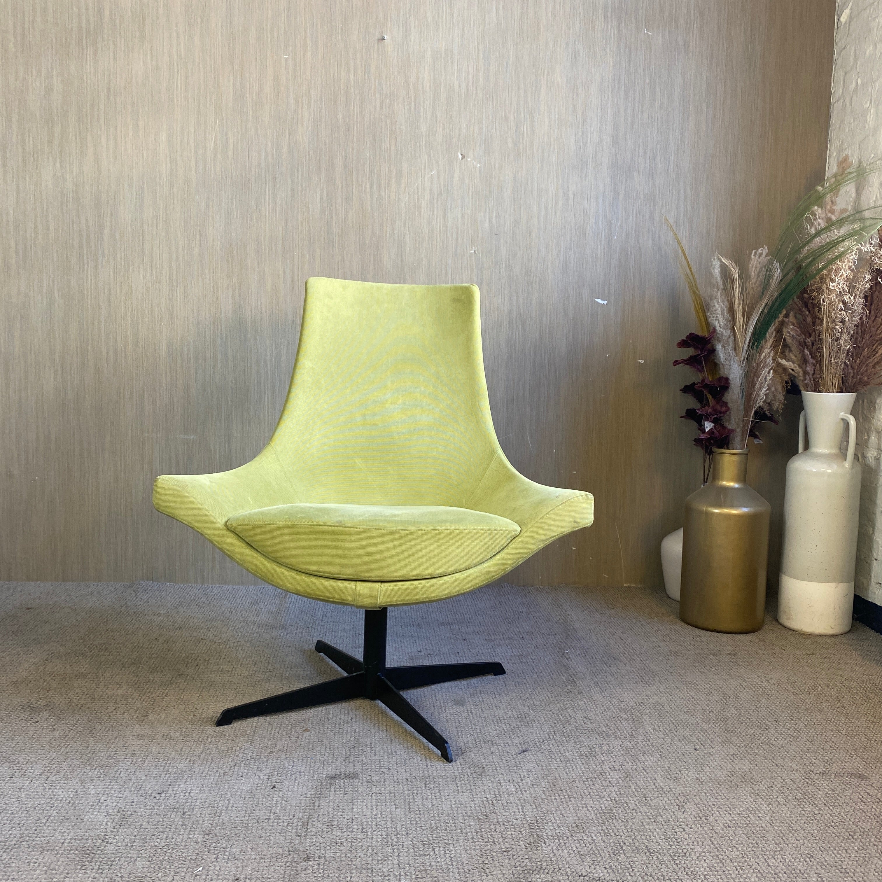 Designsessel Hellgrün Polster Drehsessel Sessel gebraucht - Image 8