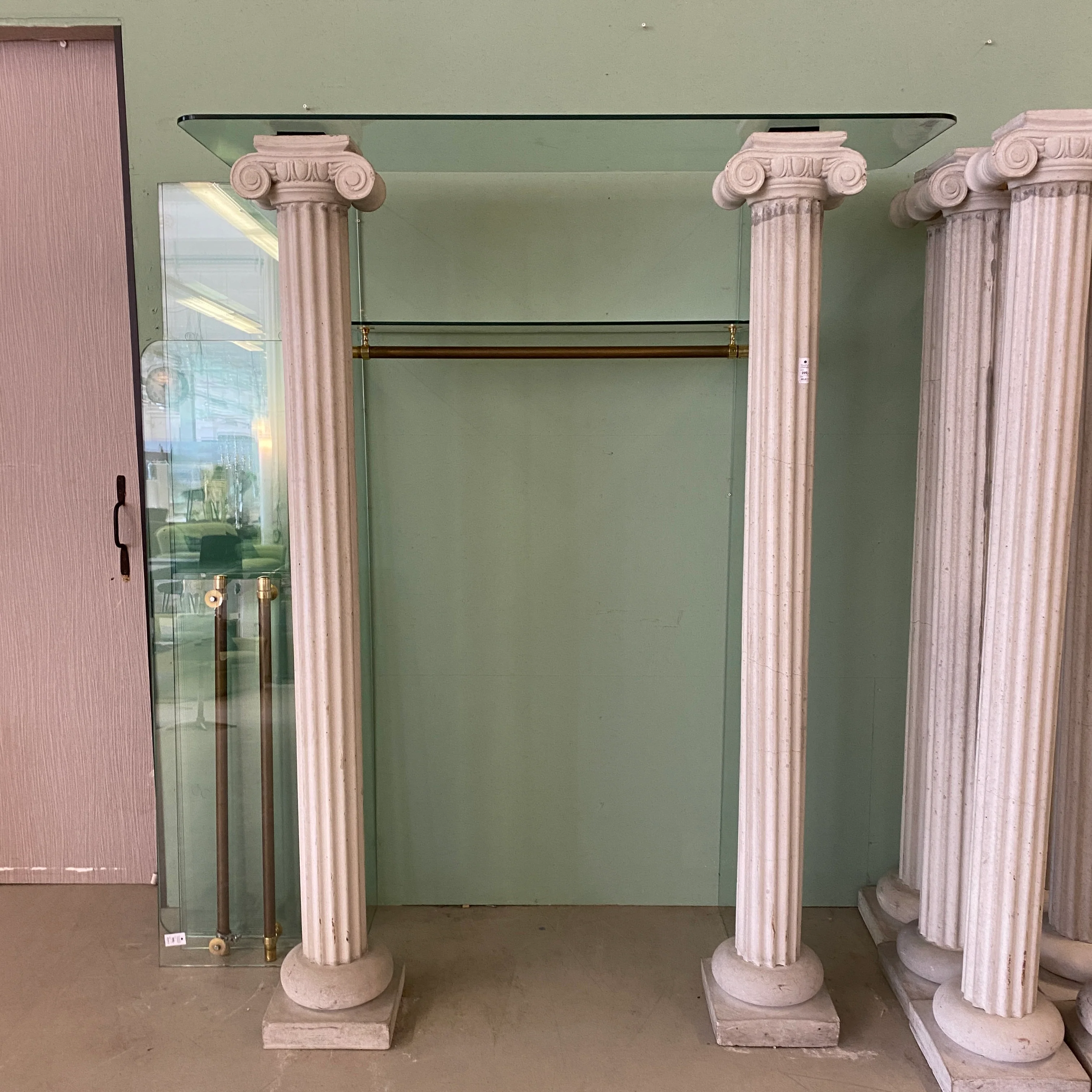 Designer Säulen Glas Flur Garderobe gebraucht - Image 4