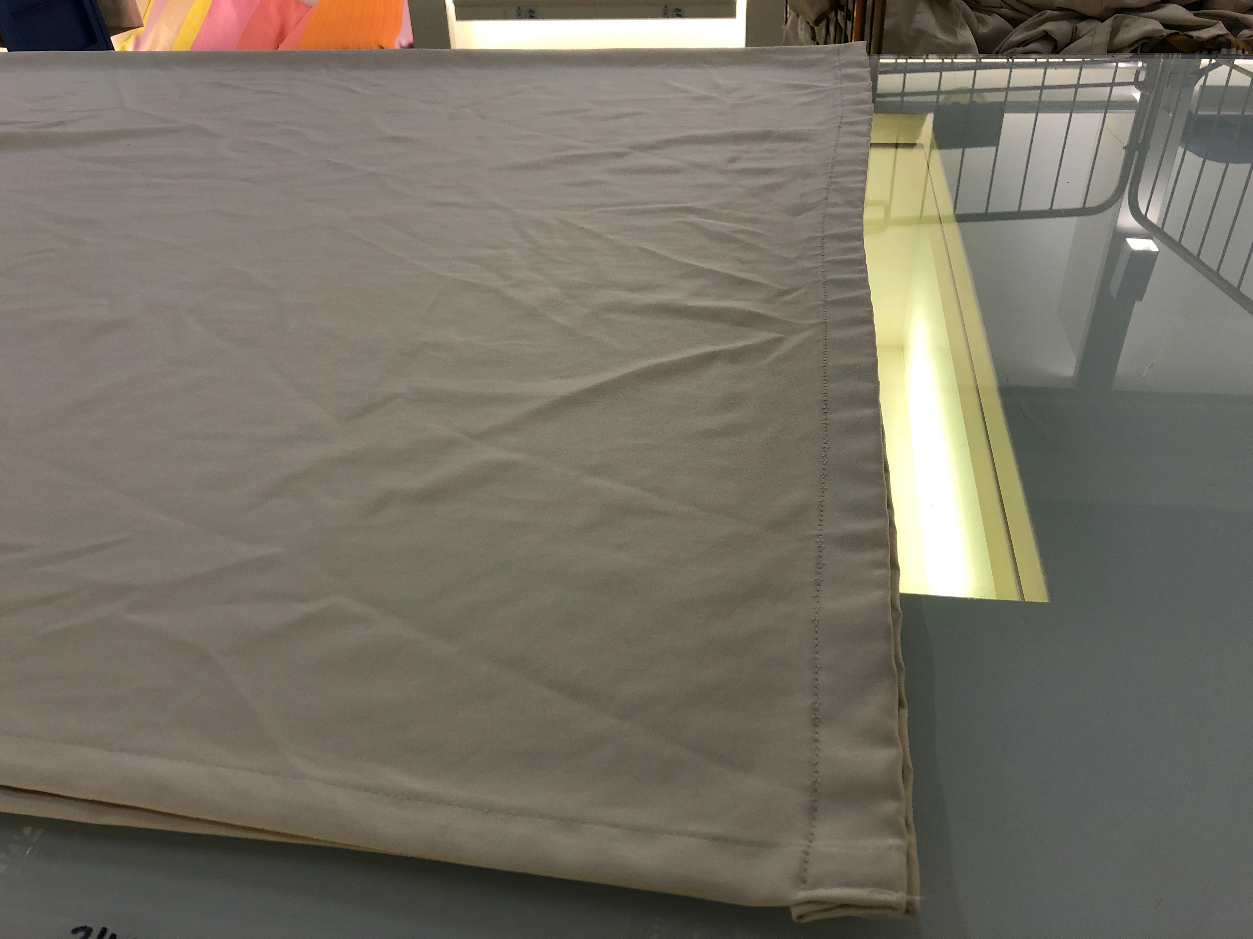 Gardine Vorhang Verdunkler 240x140 cremebeige gebraucht - Image 4