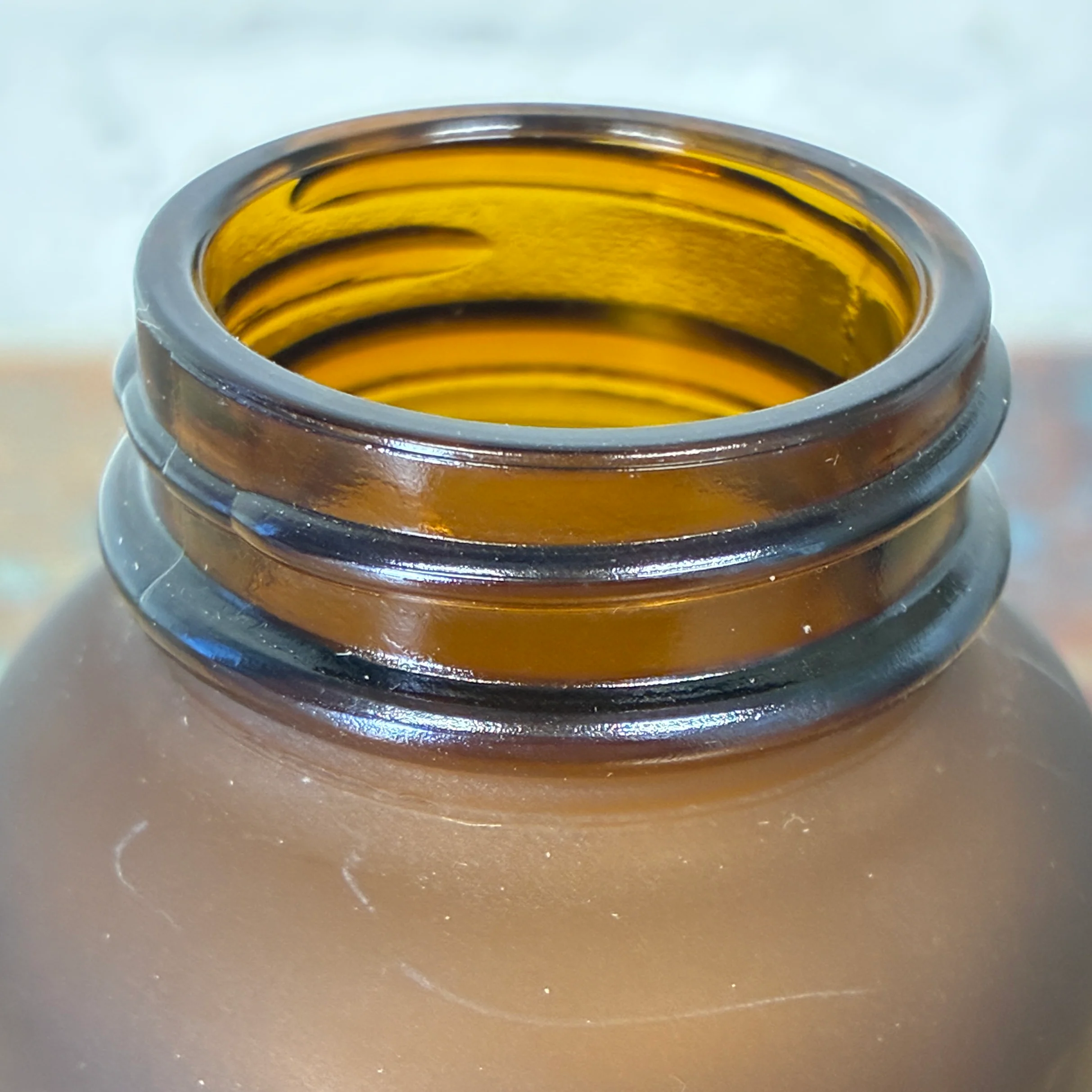 Glasflasche braun 120ml - Image 4