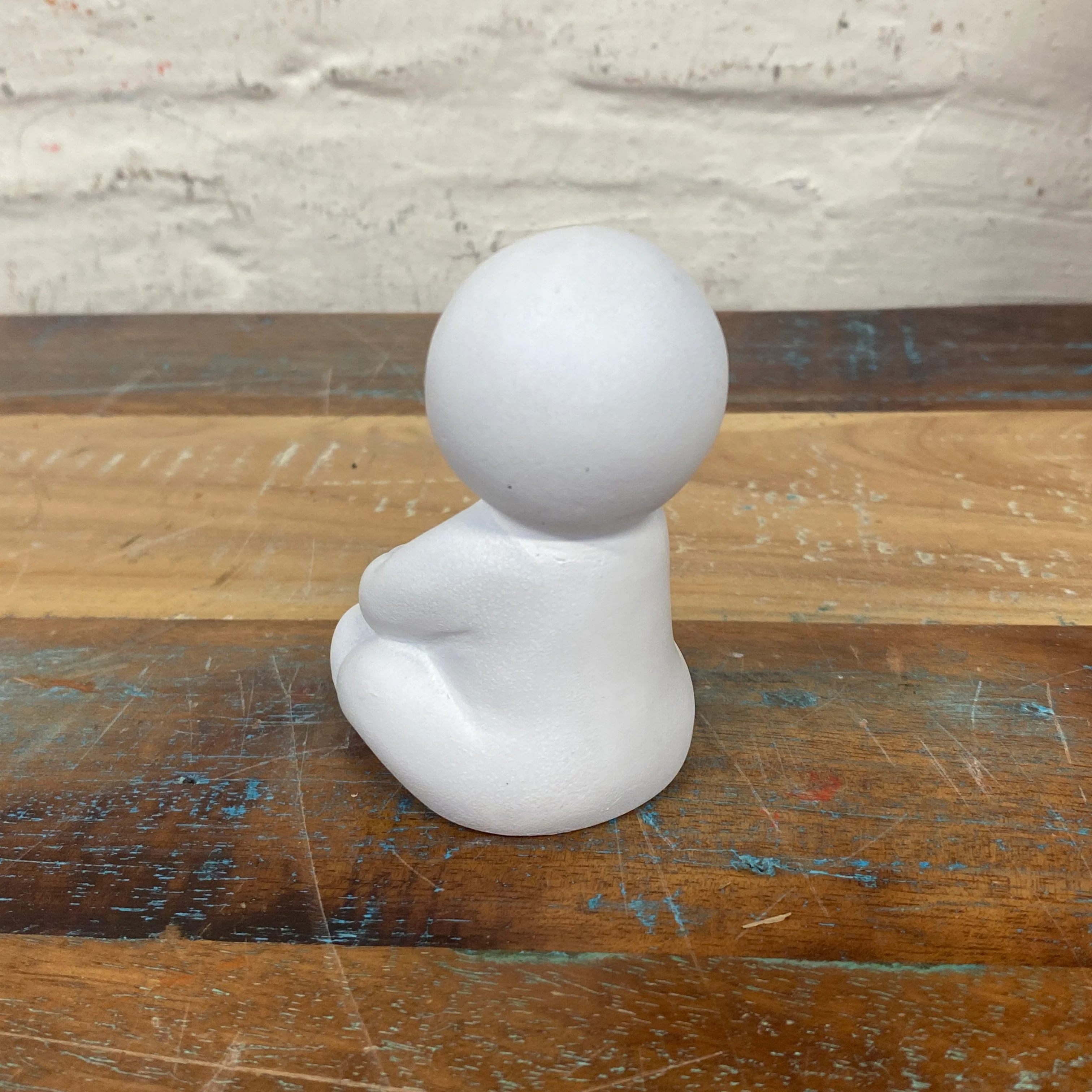 Kerzenhalter weiß Figur 8cm Kerzenständer Deko - Image 3