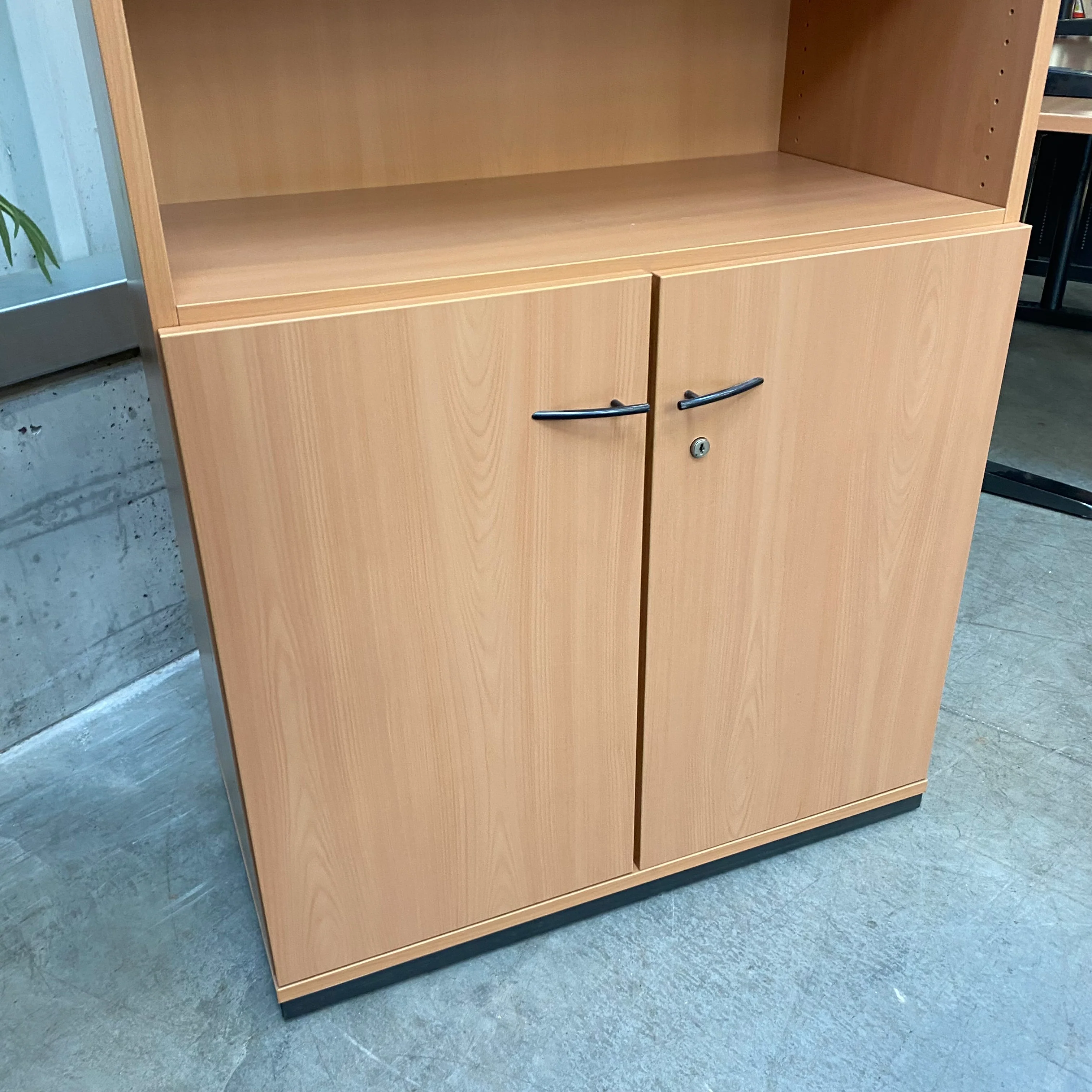 König+Neurath Acta Büroregal aus Buche mit Türen – Schrank Regal gebraucht - Image 5