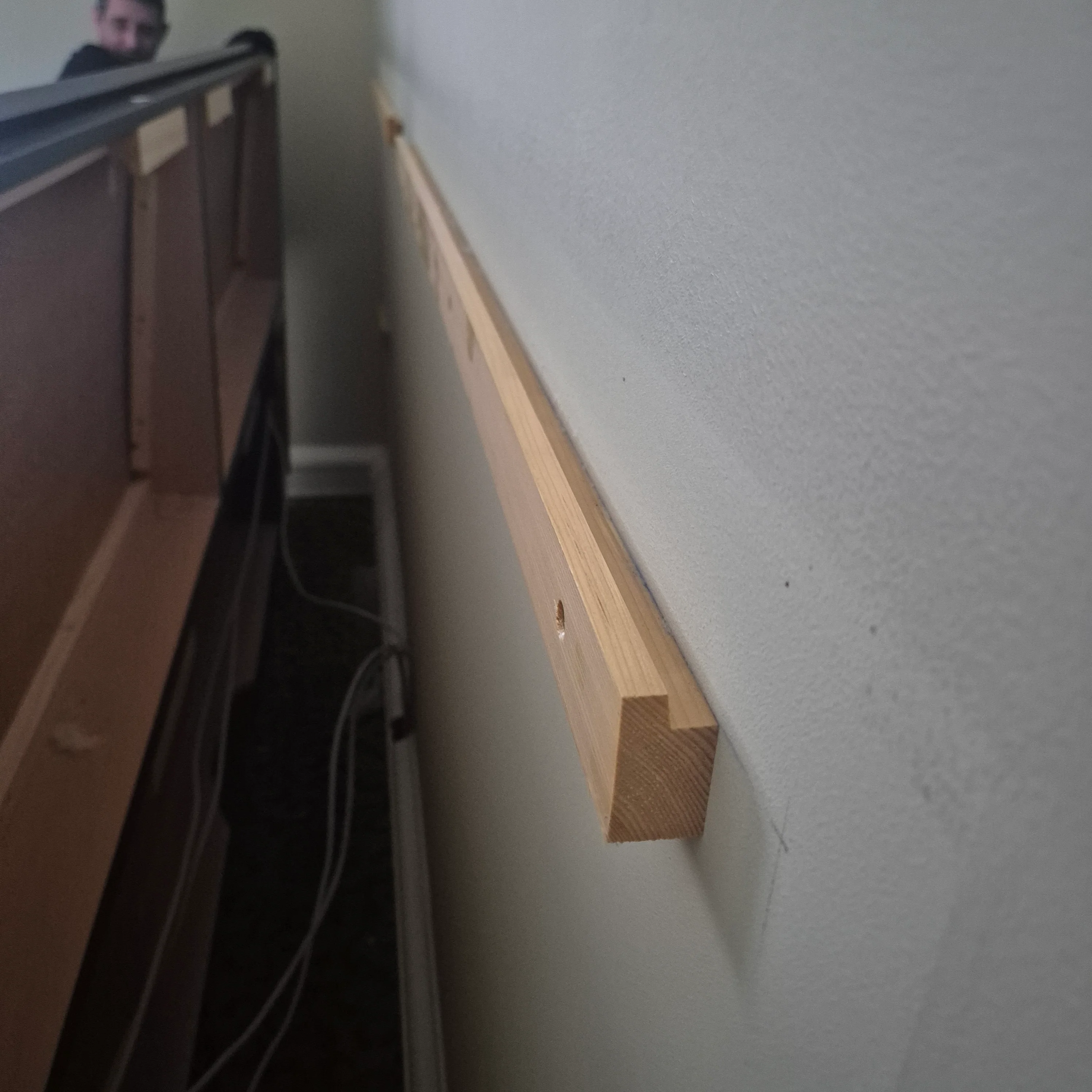 Kopfteil Headboard dunkel Atlantic Hotel Hamburg gebraucht 330cm schwer - Image 14