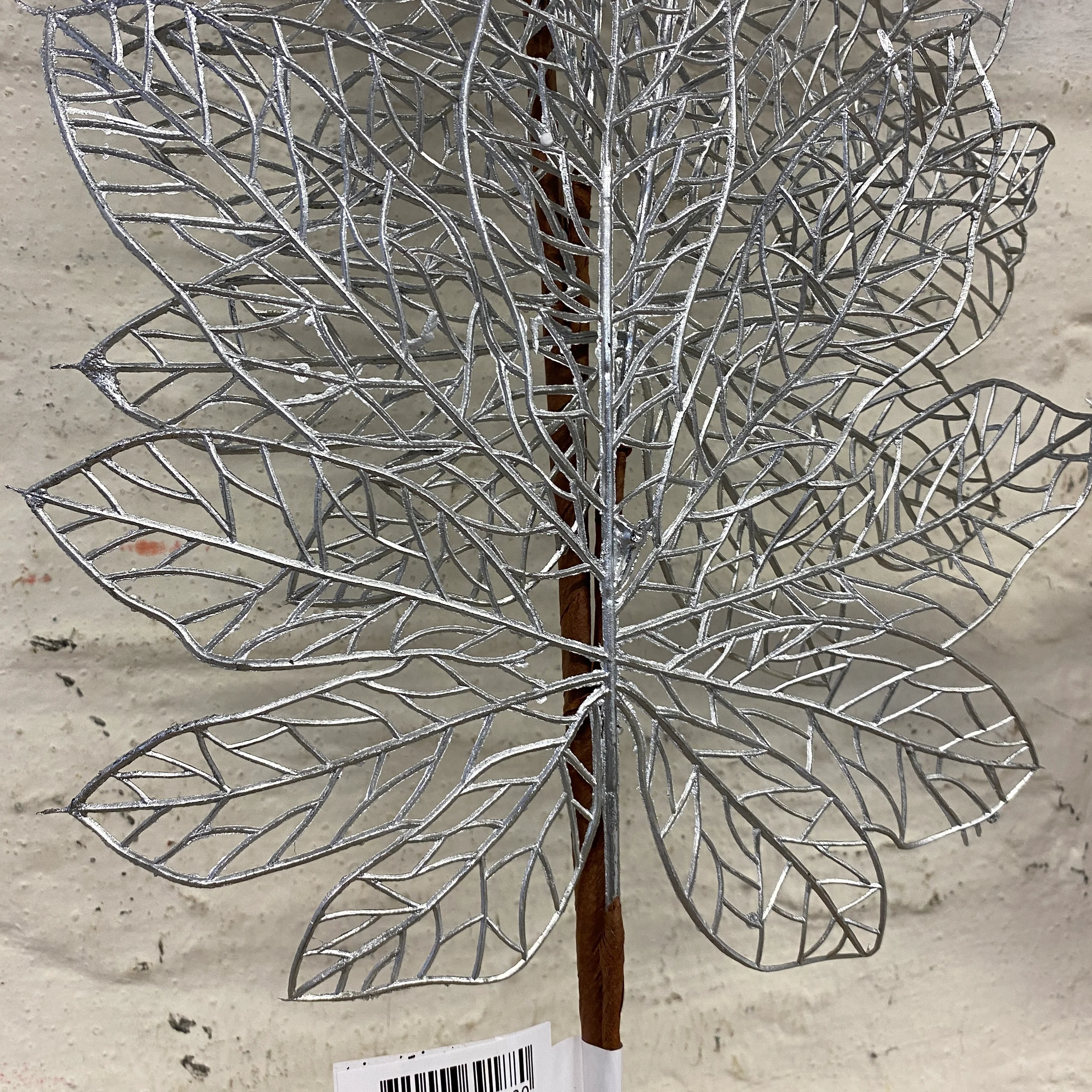 Künstlicher Zweig silber Deko Pflanze 80cm - Image 3