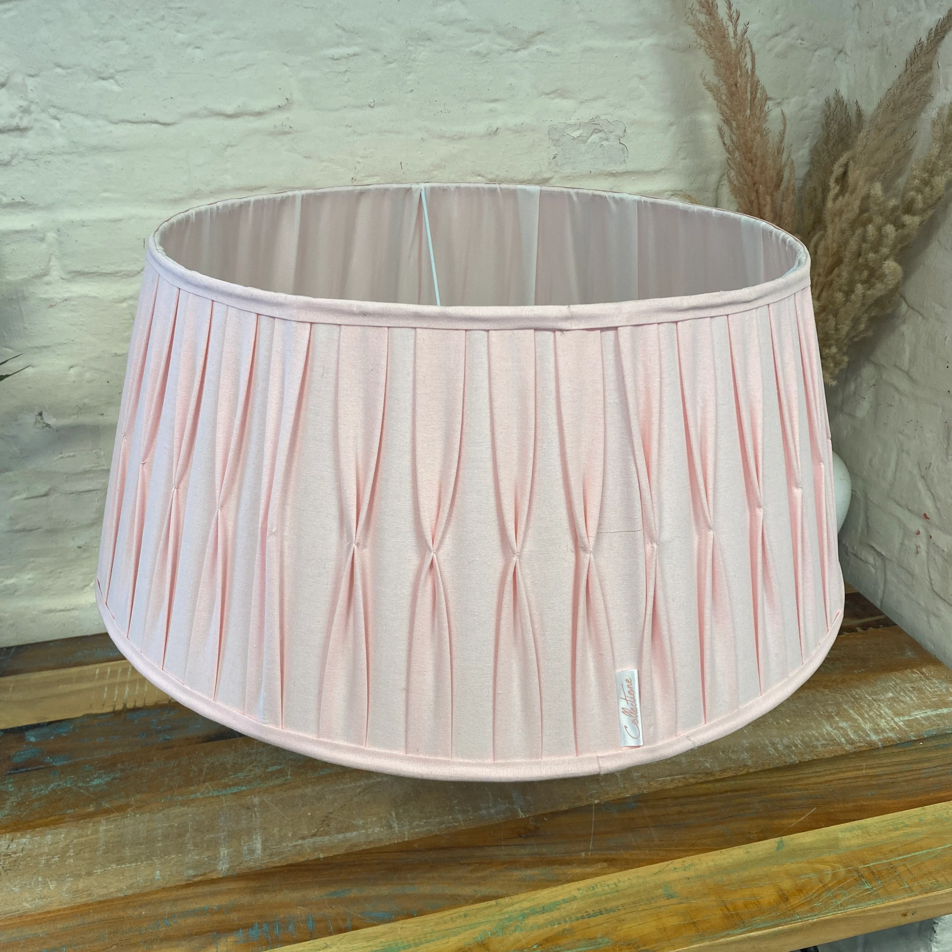 Lampenschirm rosa Stofftextil 65cm - Image 5