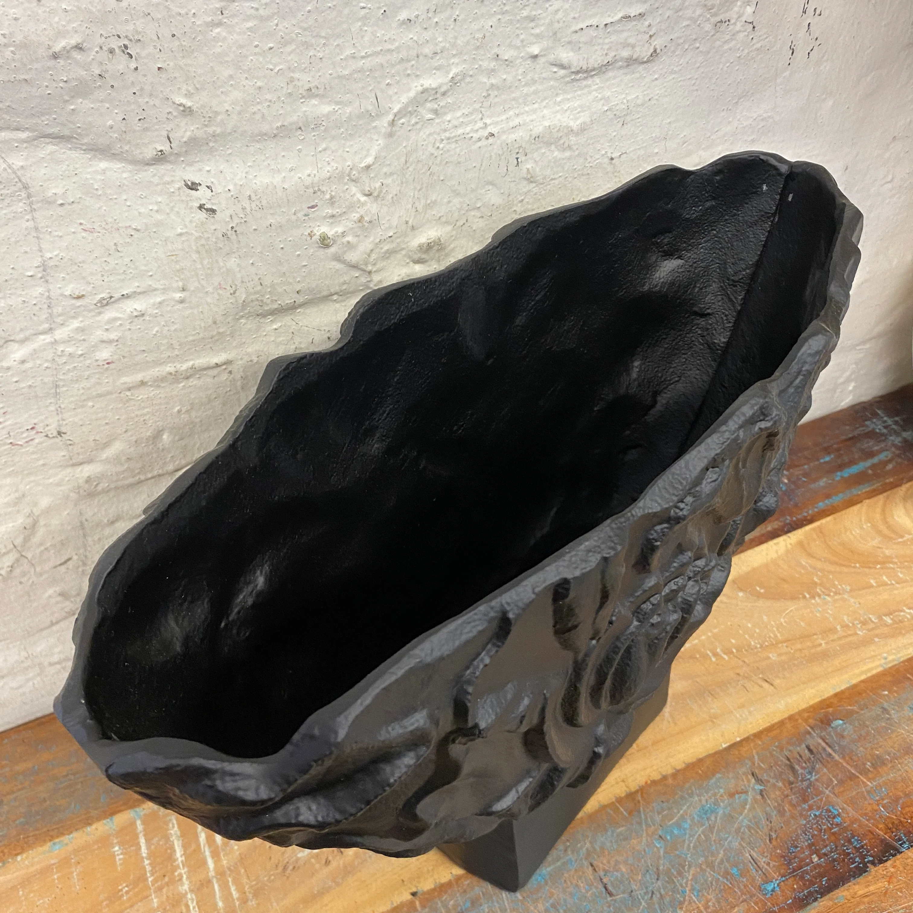 Light & Living Palesa Vase schwarz Metall floral 35cm Deko - Image 6
