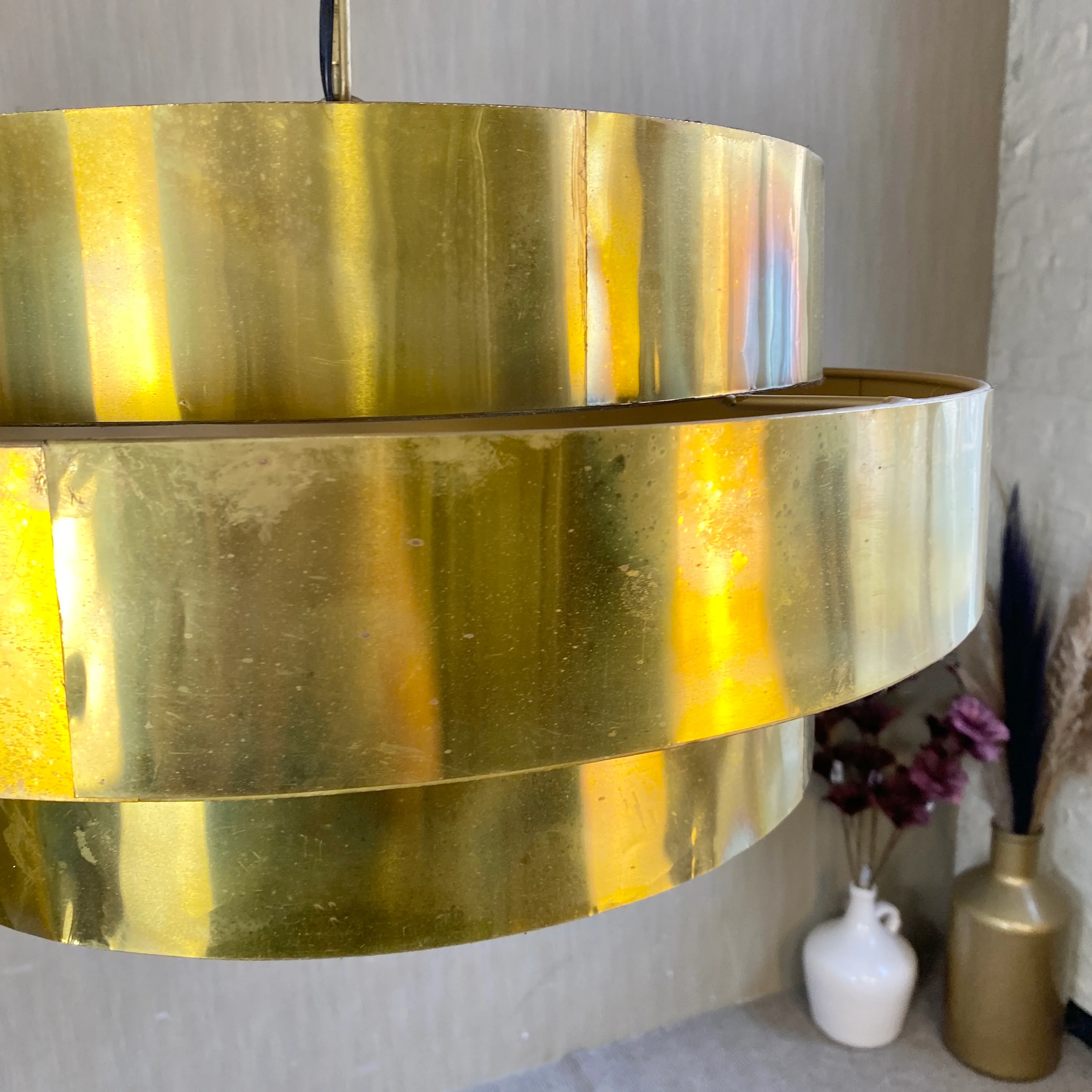 PTMD Zanth Pendelleuchte Hängeleuchte Golden Design Lampe - Image 3