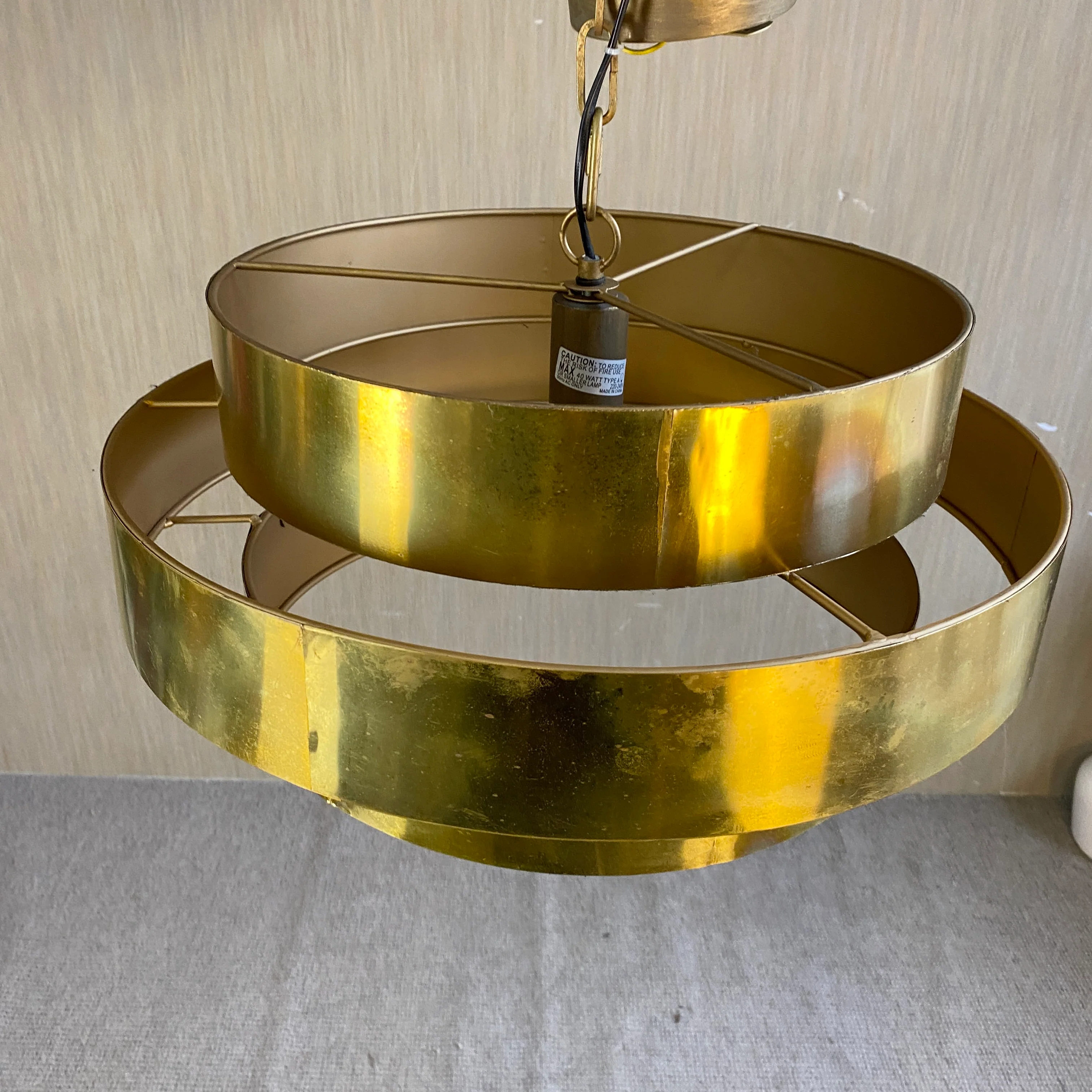 PTMD Zanth Pendelleuchte Hängeleuchte Golden Design Lampe - Image 4