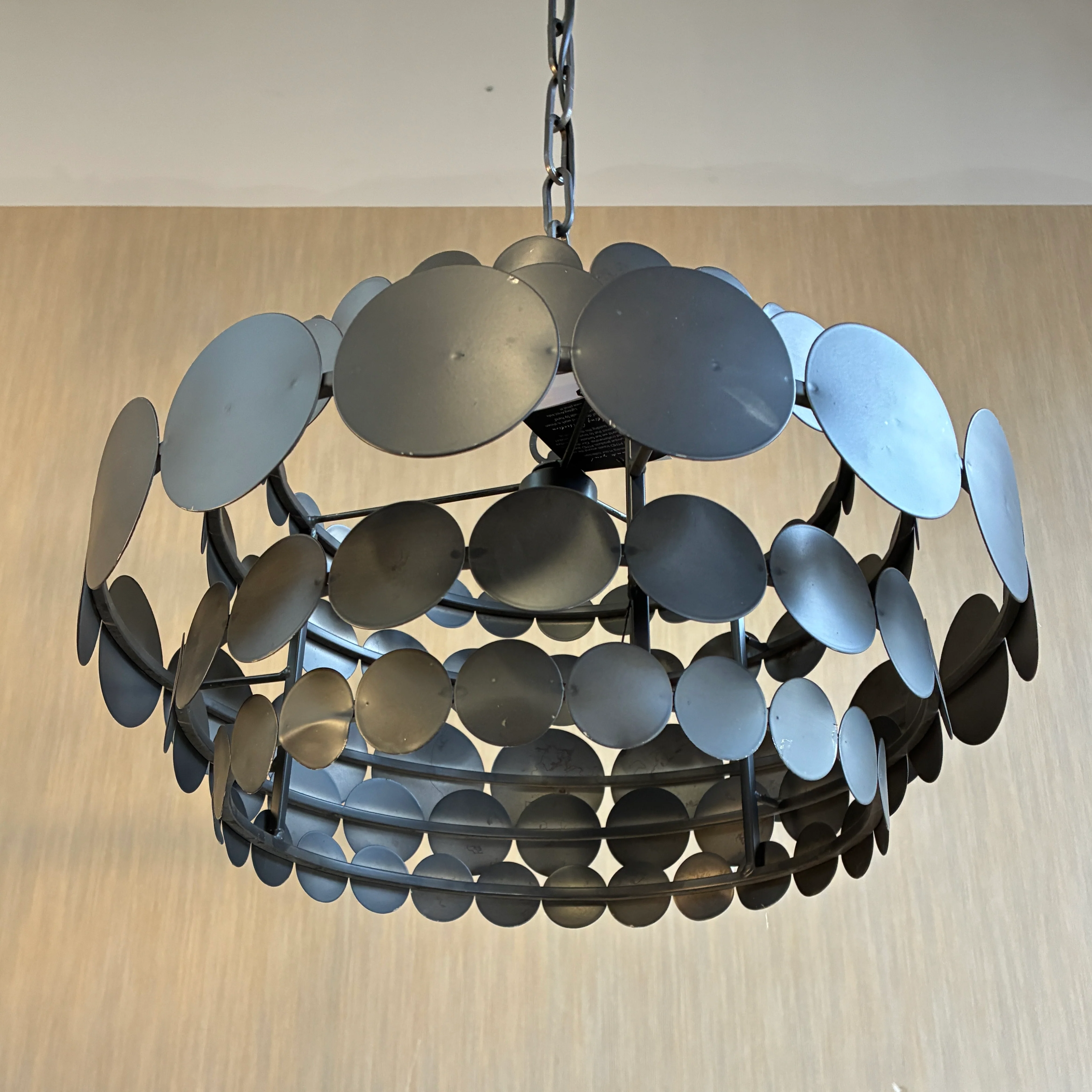 PTMD Deckenlampe Viviane schwarz Metall 45cm Lampe - Image 5
