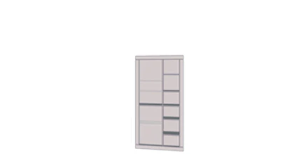 SANREMO Vitrine inkl. Beleuchtung Weiß Schrank - Image 8