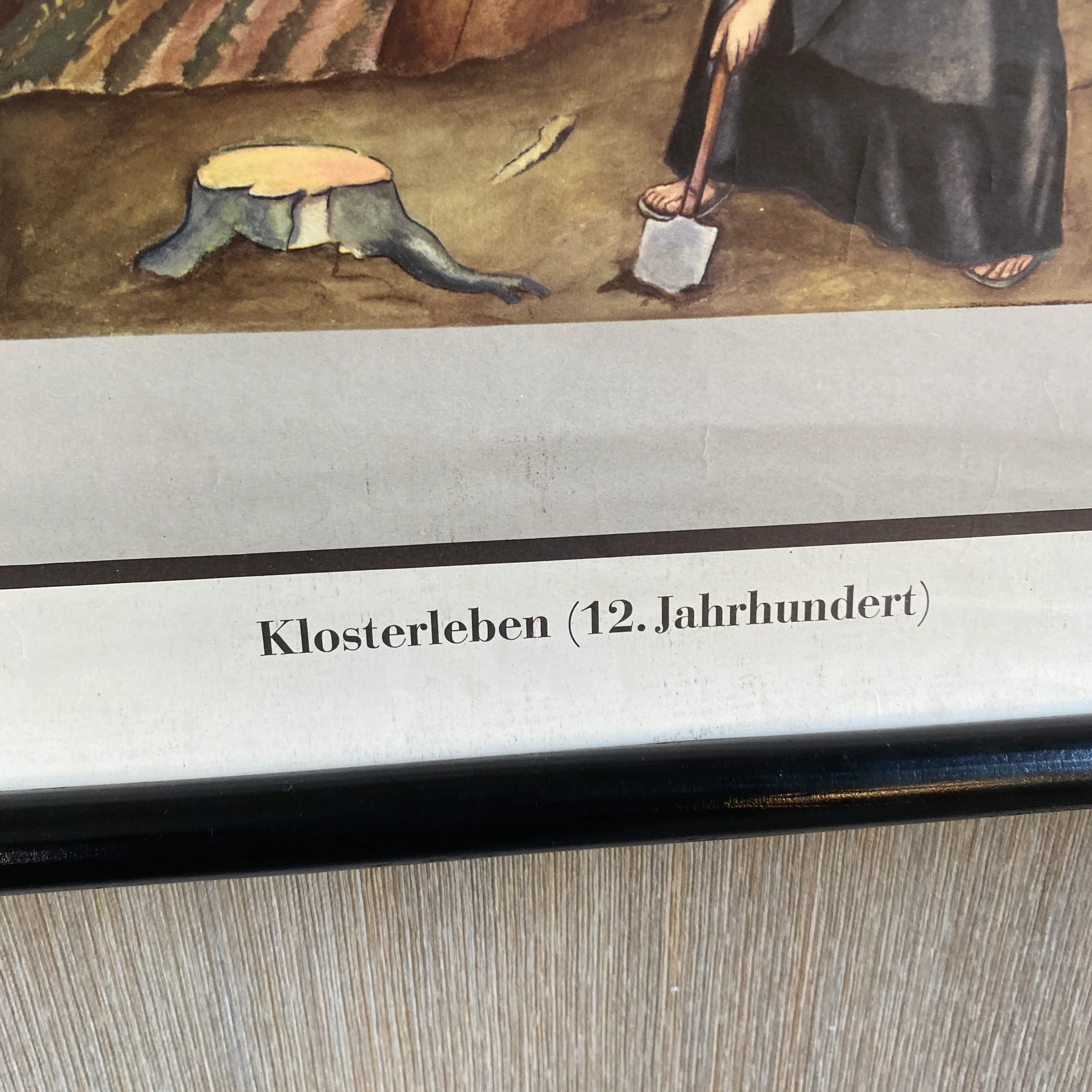 Schulkarte Klosterleben Geschichte Religion Lehrkarte Rgebraucht - Image 3