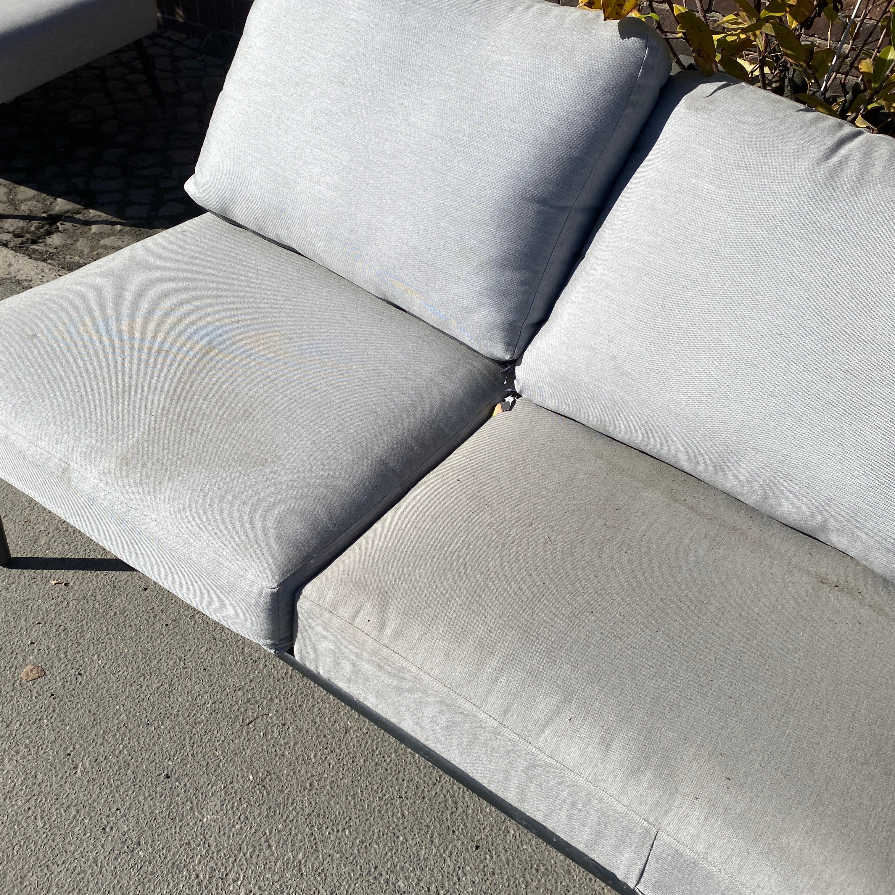 Seitenteil Lounge Mali 2-Sitzer rechts Anthrazit/Grau Design Outdoor Sofa - Image 5