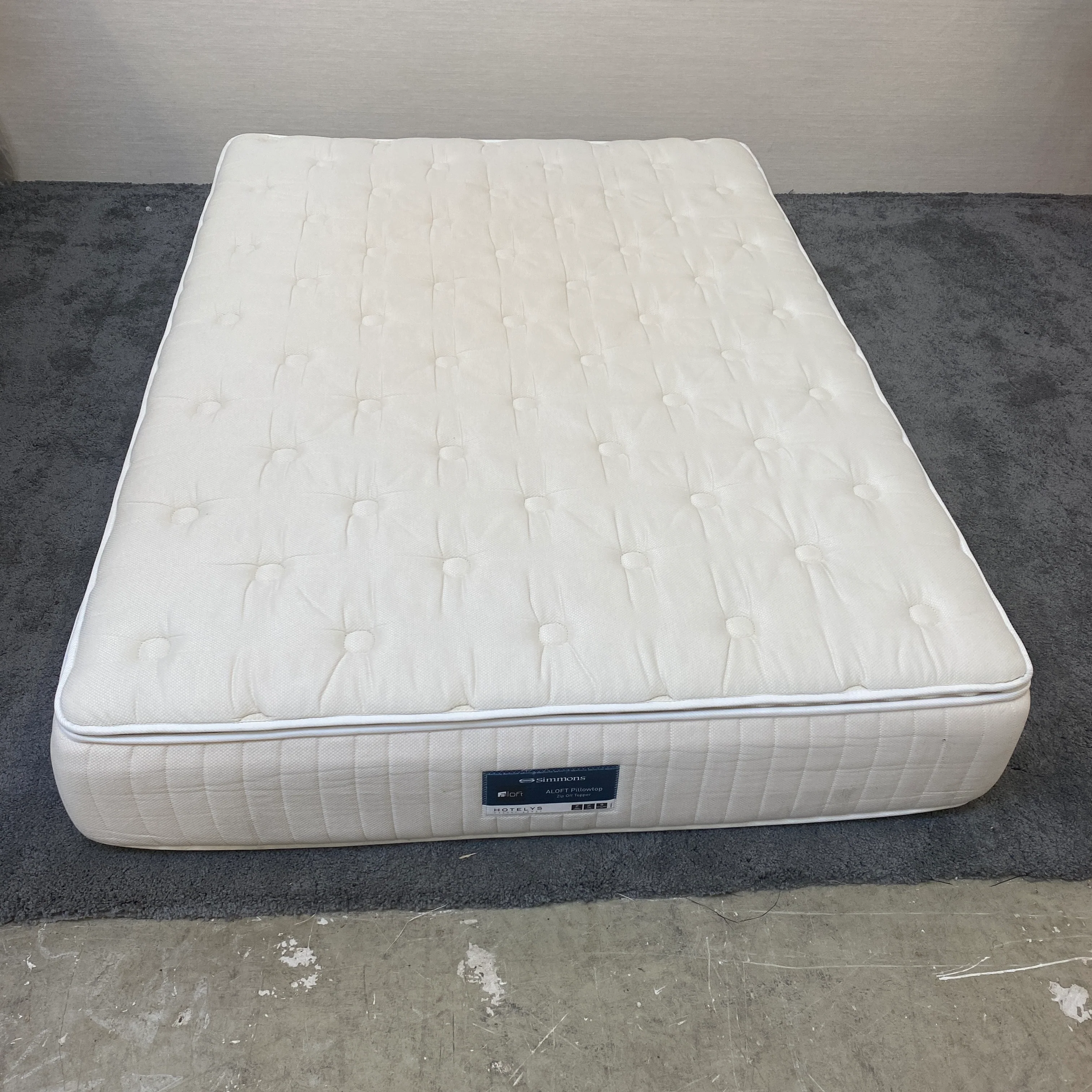 Simmons Pillowtop Matratze 140x200 inkl. Topper – gebraucht Einzelmatratze 27cm hoch - Image 9