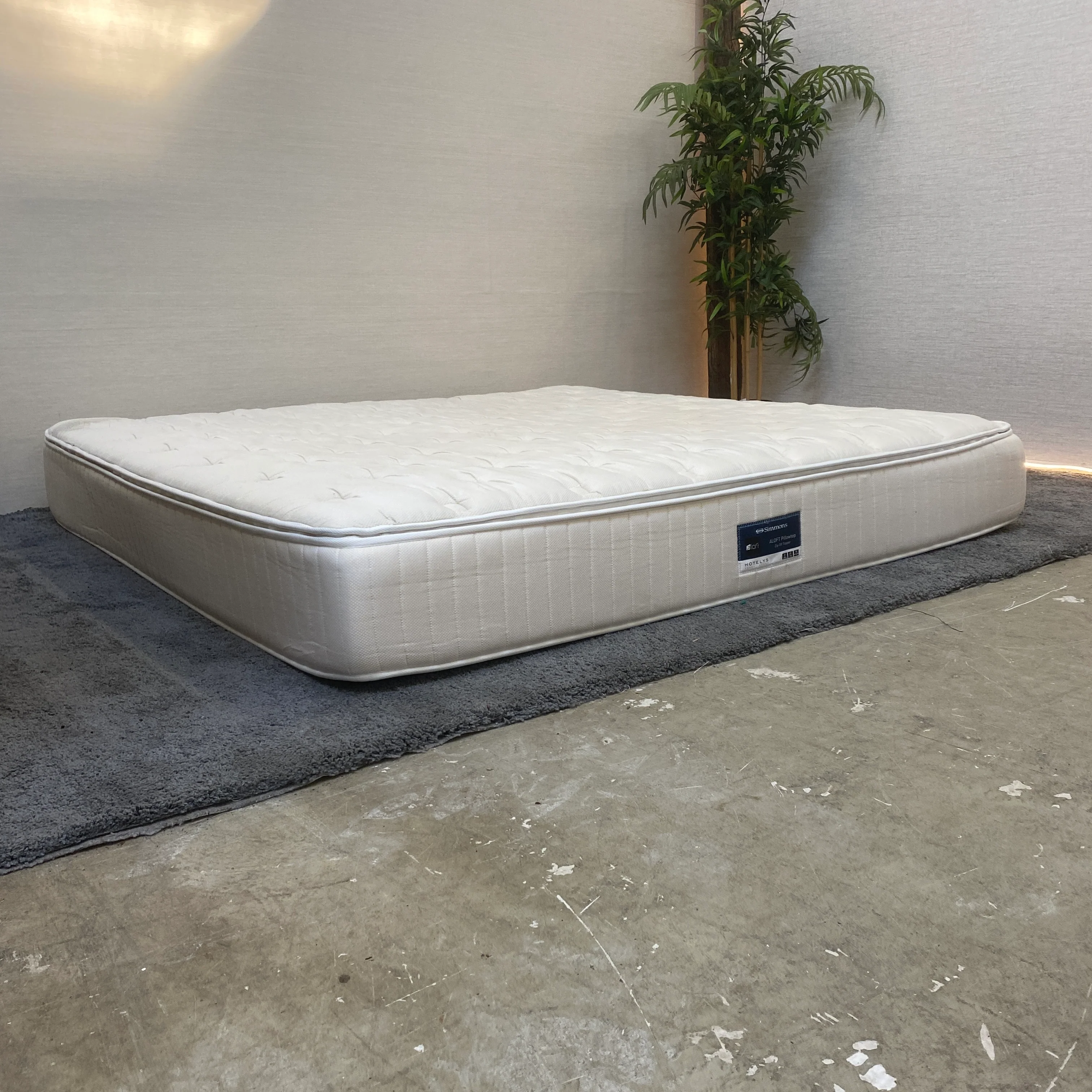 Simmons Pillowtop Matratze 200x200– gebraucht Einzelmatratze 27cm hoch - Image 9
