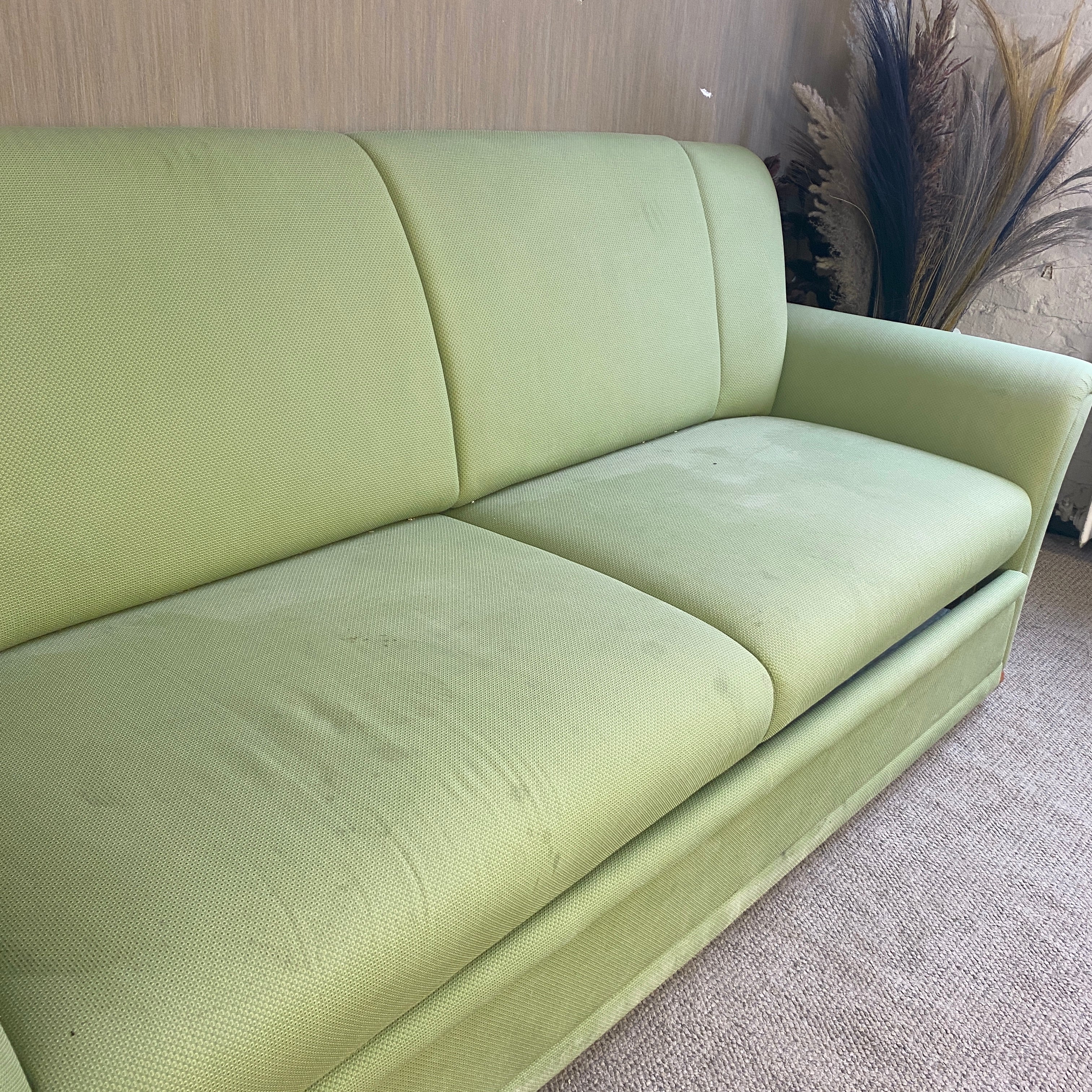 Frommholz Verona Schlafsofa grün 175cm – Sofa Couch gebraucht - Image 4