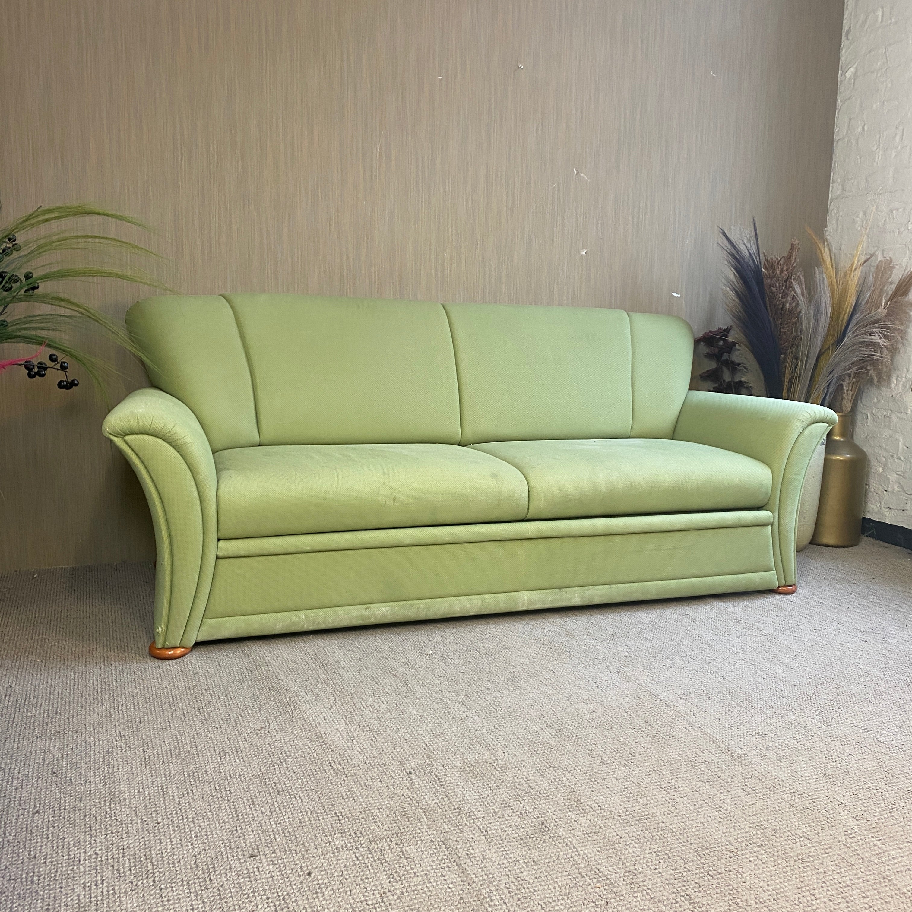 Frommholz Verona Schlafsofa grün 175cm – Sofa Couch gebraucht - Image 2