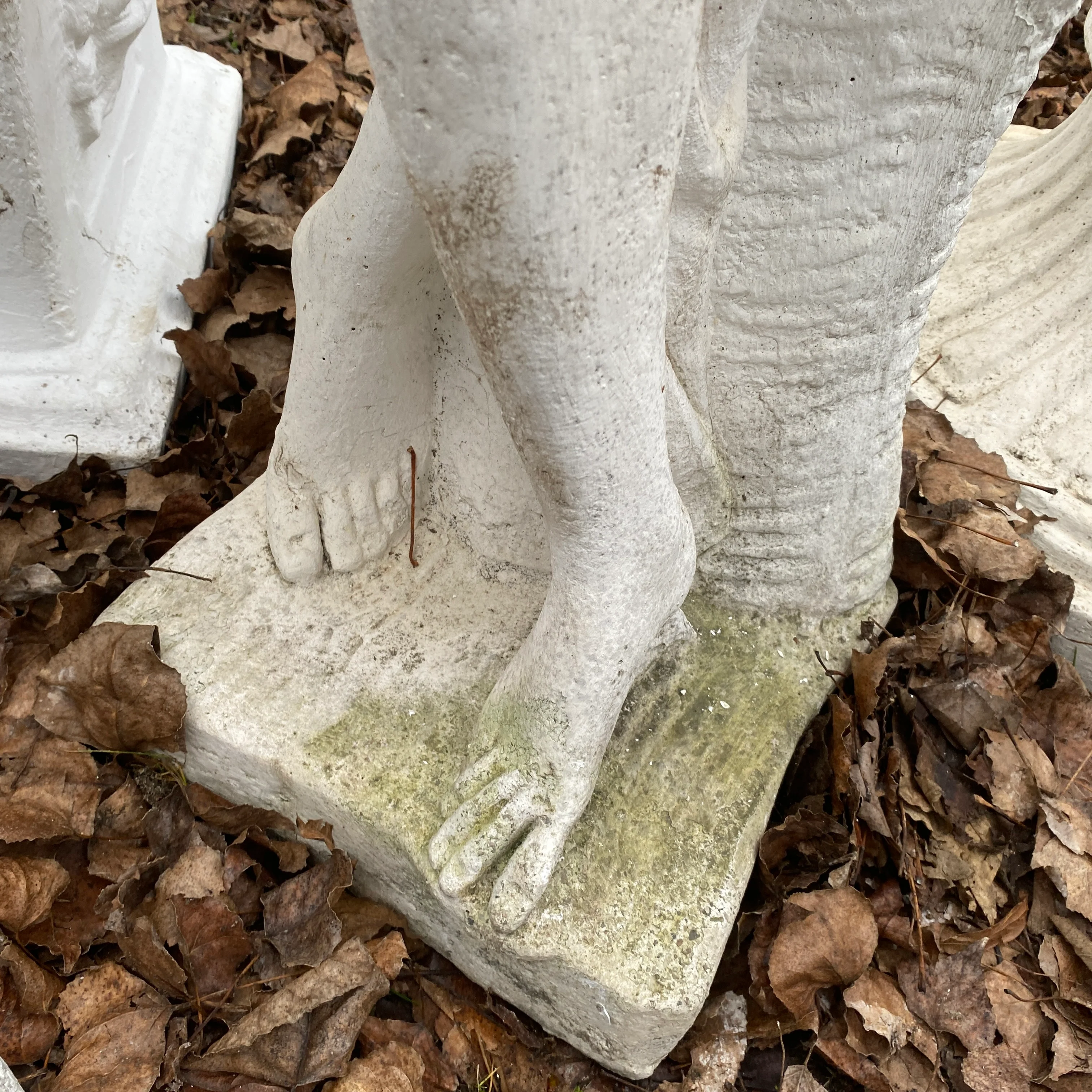 Steindeko weiblich Steinfigur Frauenstatue Garten – Statue gebraucht - Image 6
