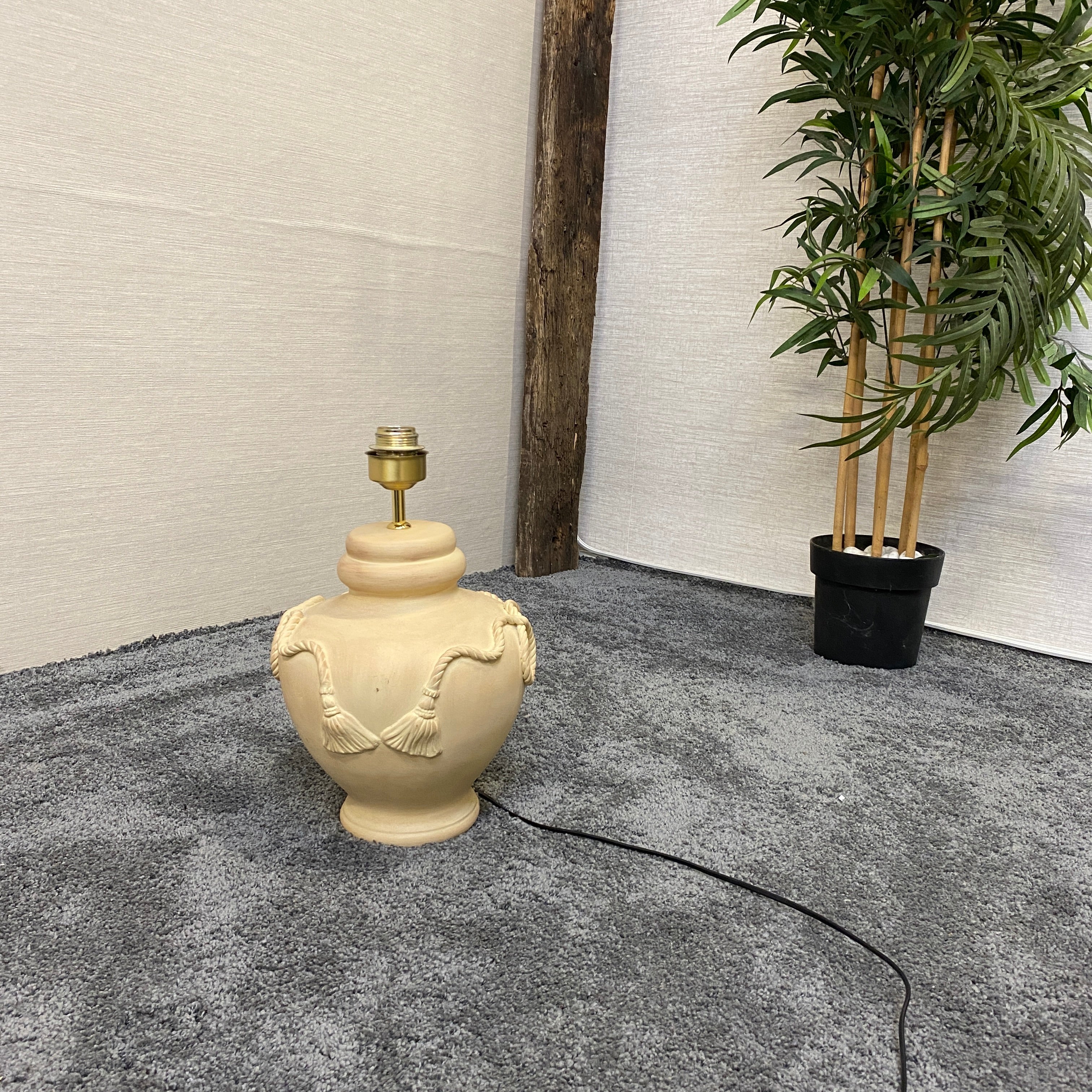 Tischlampe Keramik – Vintage Lampe gebraucht - Image 3