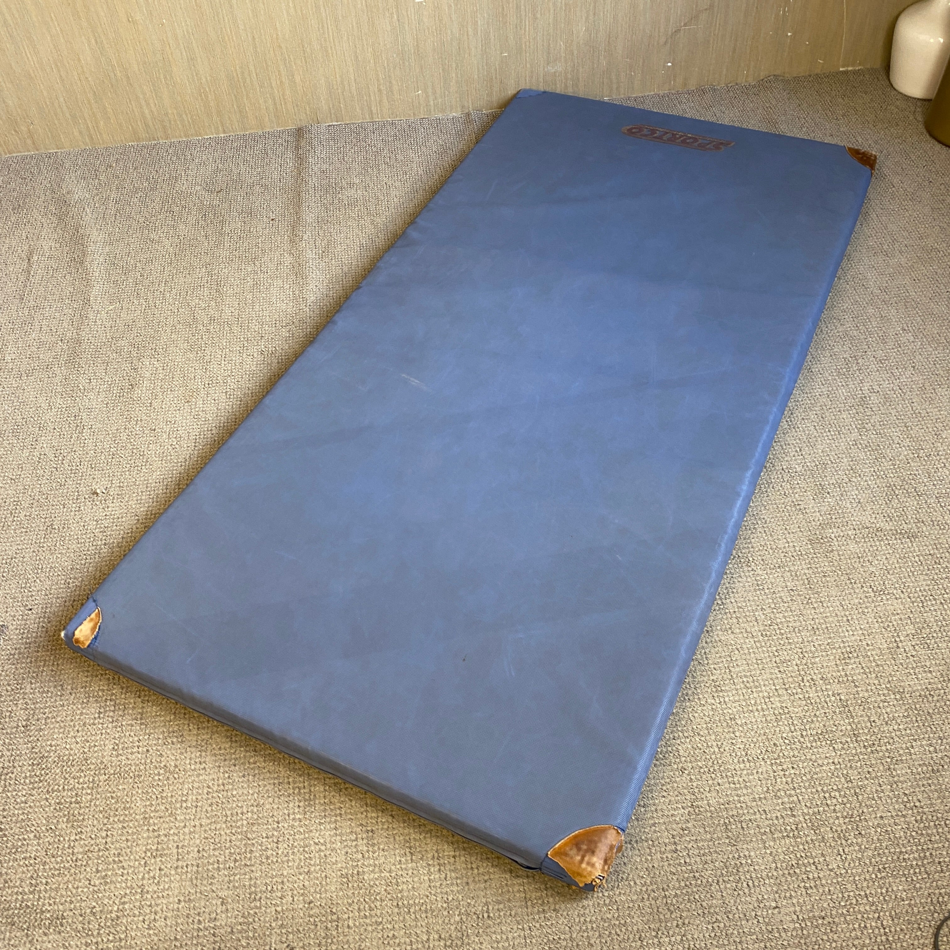 Turnmatte blau Gymnastikmatte Weichboden Sportmatte gebraucht 100x200 - Image 3