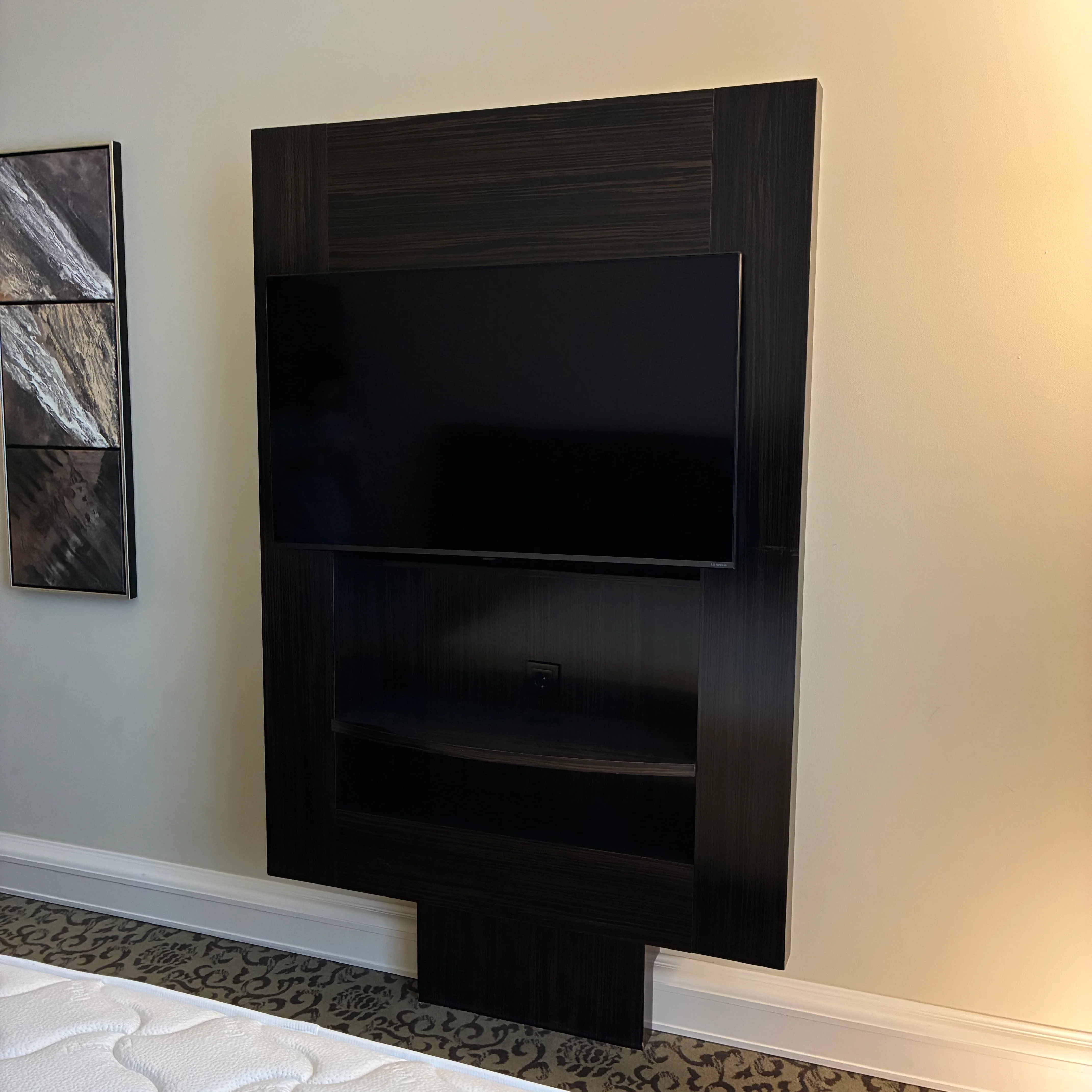 TV-Wandmöbel rechteckig Wenge - Atlantic Hotel Hamburg - gebraucht - Image 4