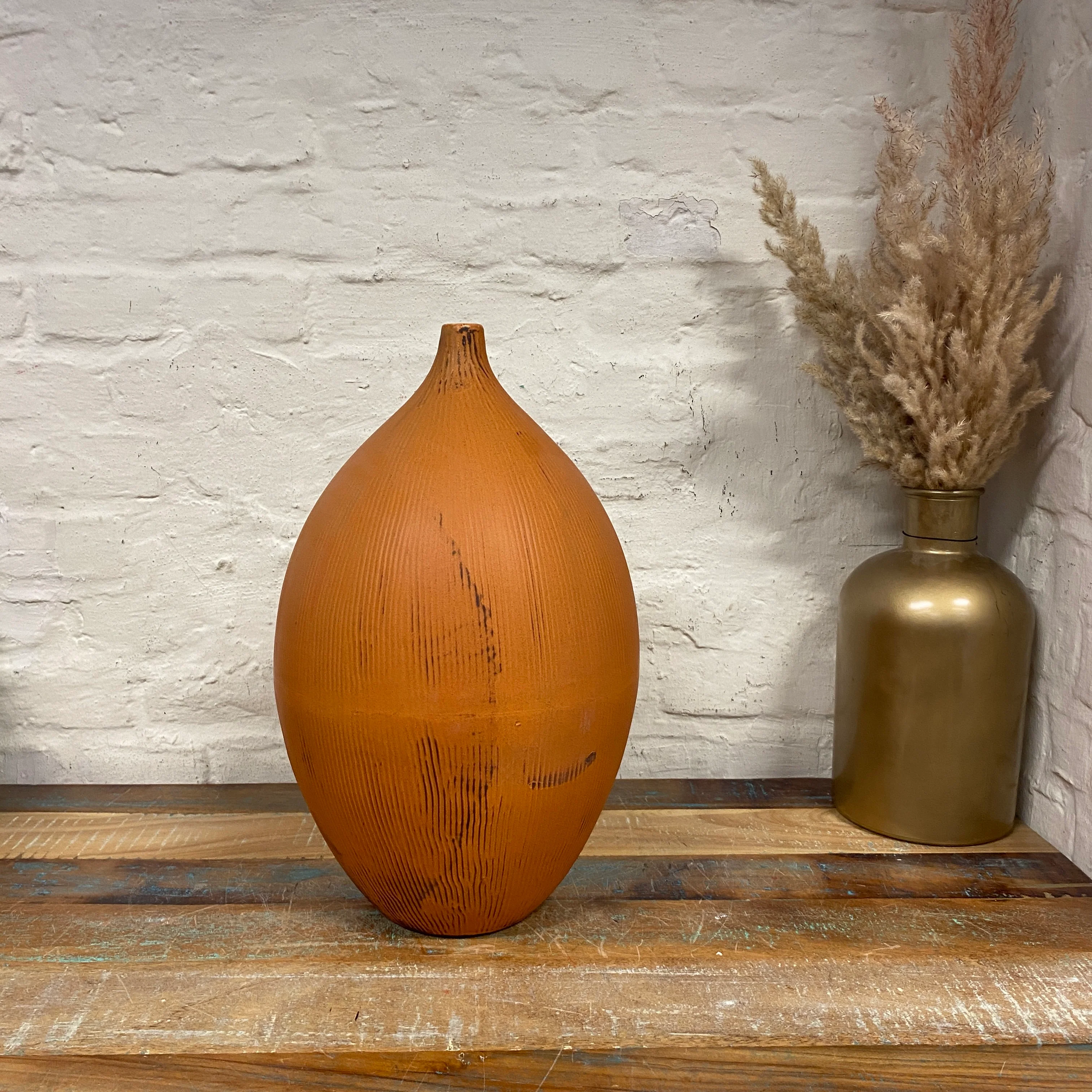 Bodenvase Terrakotta groß Deko Vase - Image 3