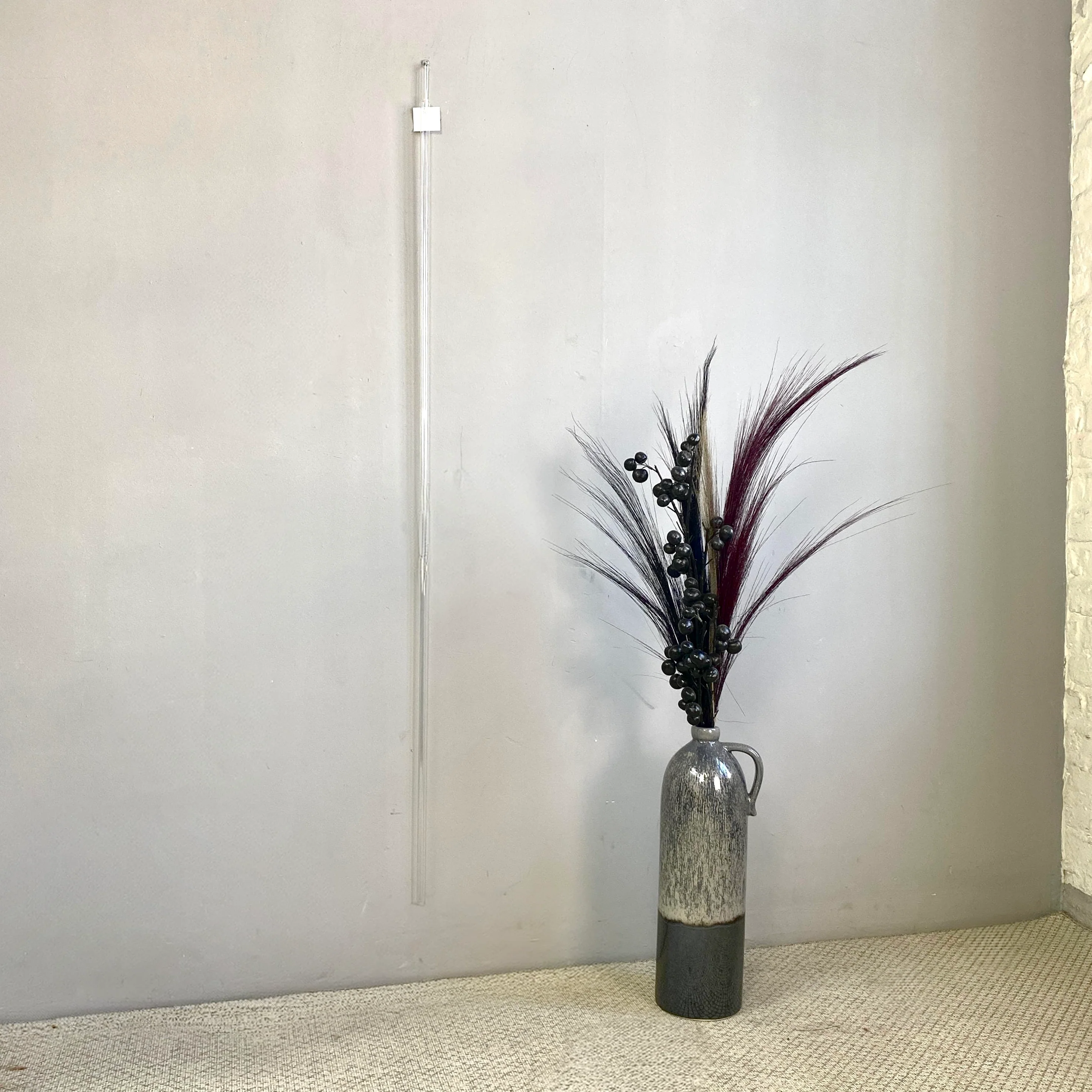Zylinderröhre transparente Glas 150cm Deko Glasrohr